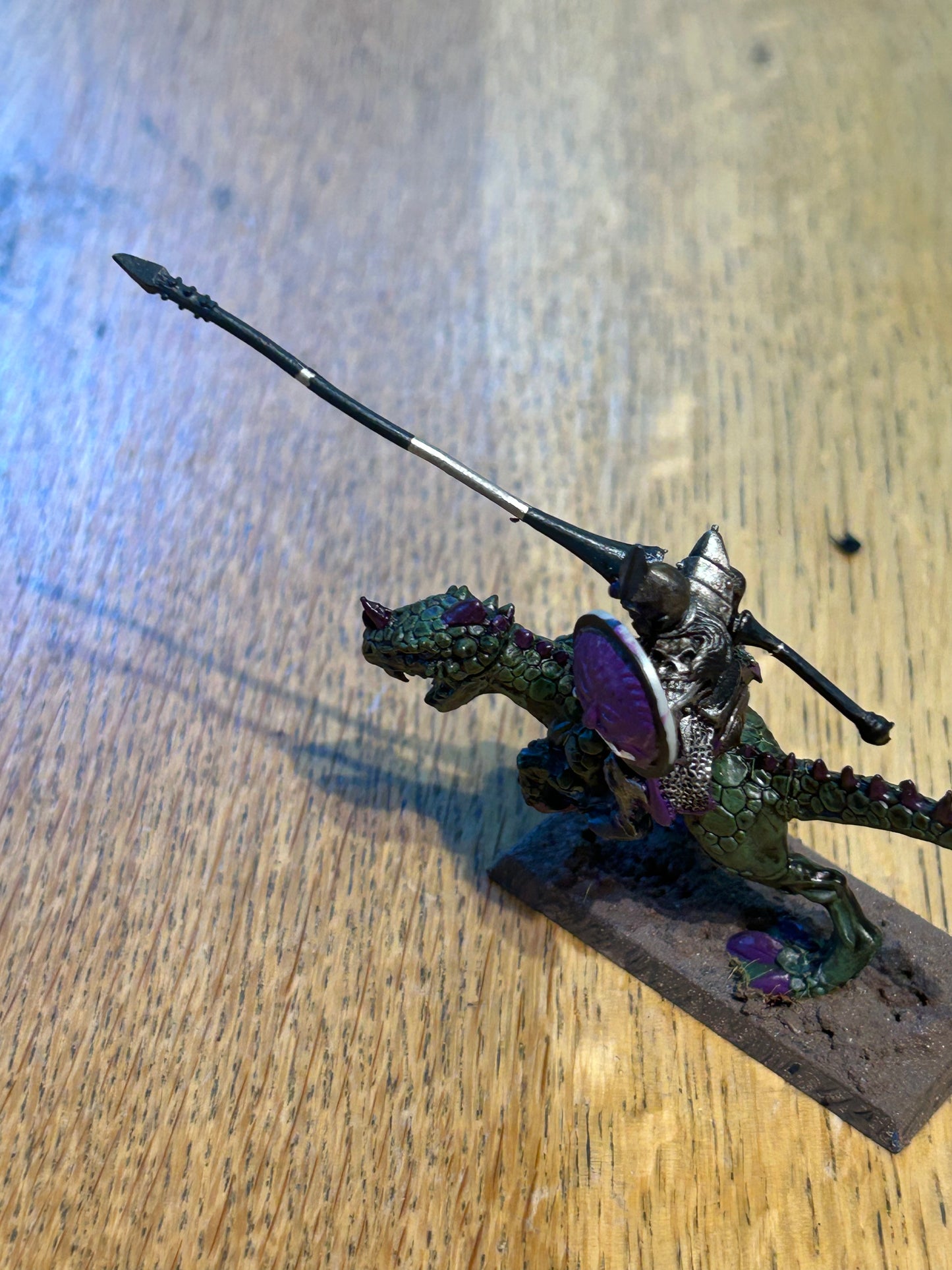 Warhammer fantasy dark elf cold one knight