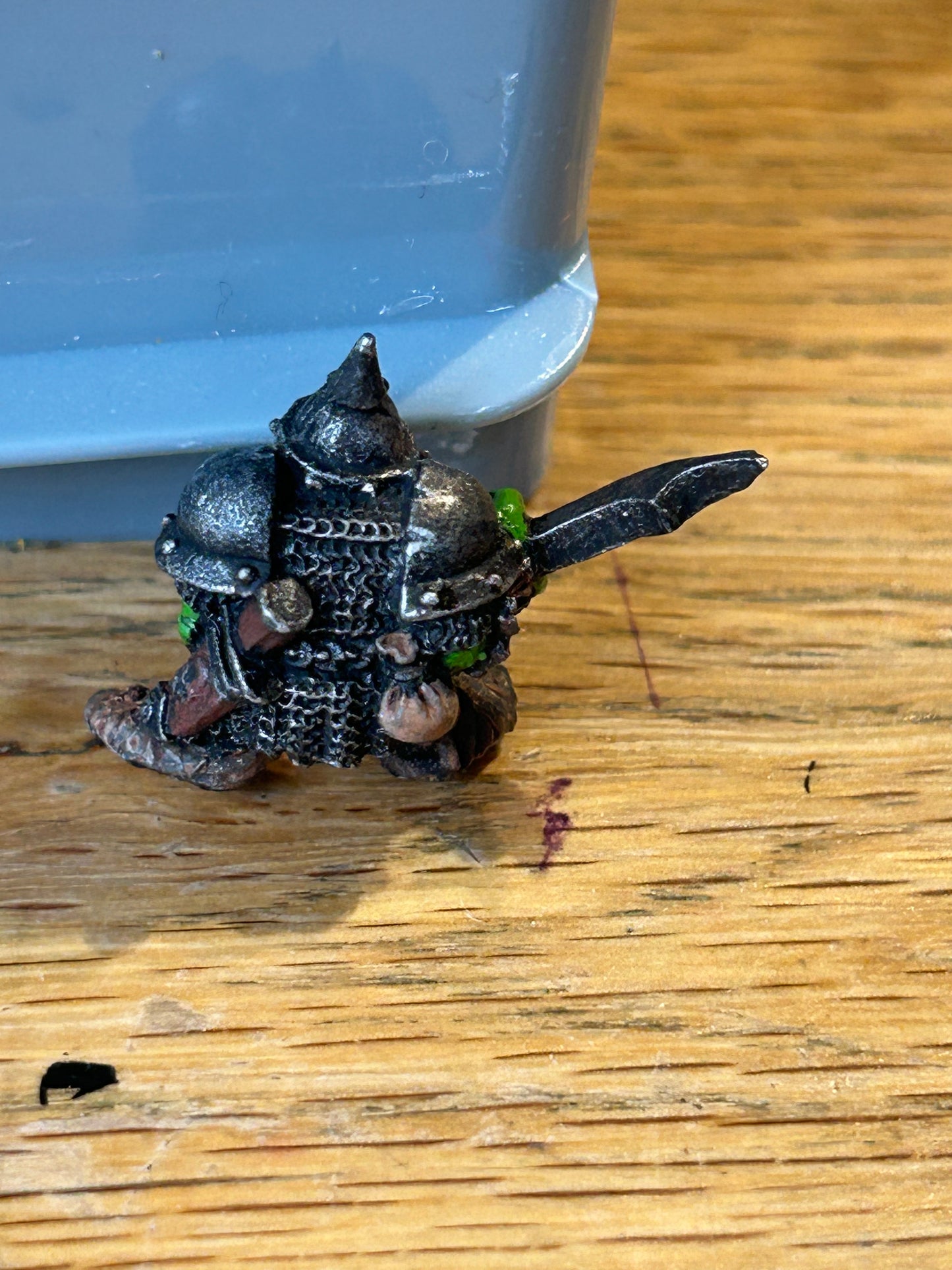 Warhammer Classic Goblin Kev Adams Gobbos goblin with sword and armour (would make a great boss) Metal 1991