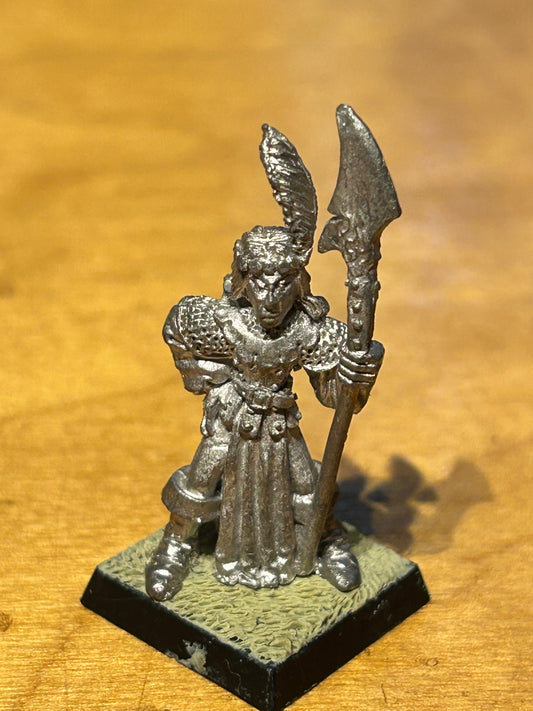 Vintage Citadel 1980s Lord Of The Rings MERP ME32 “ Noldor Deep Elf “ (B) with halberd