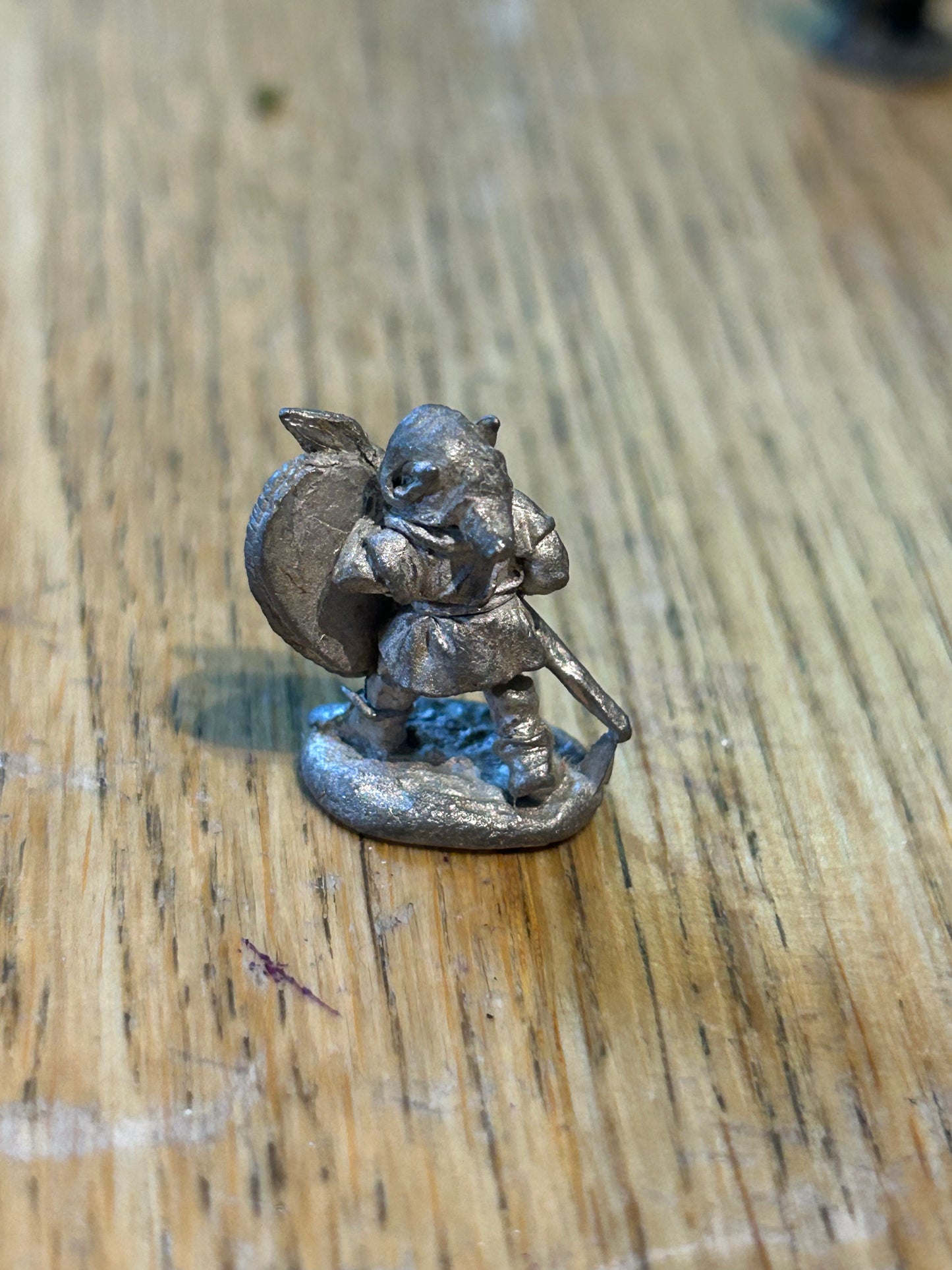 Pre-slotta Citadel Miniatures C14 Lesser Night Goblin with spear and Shield