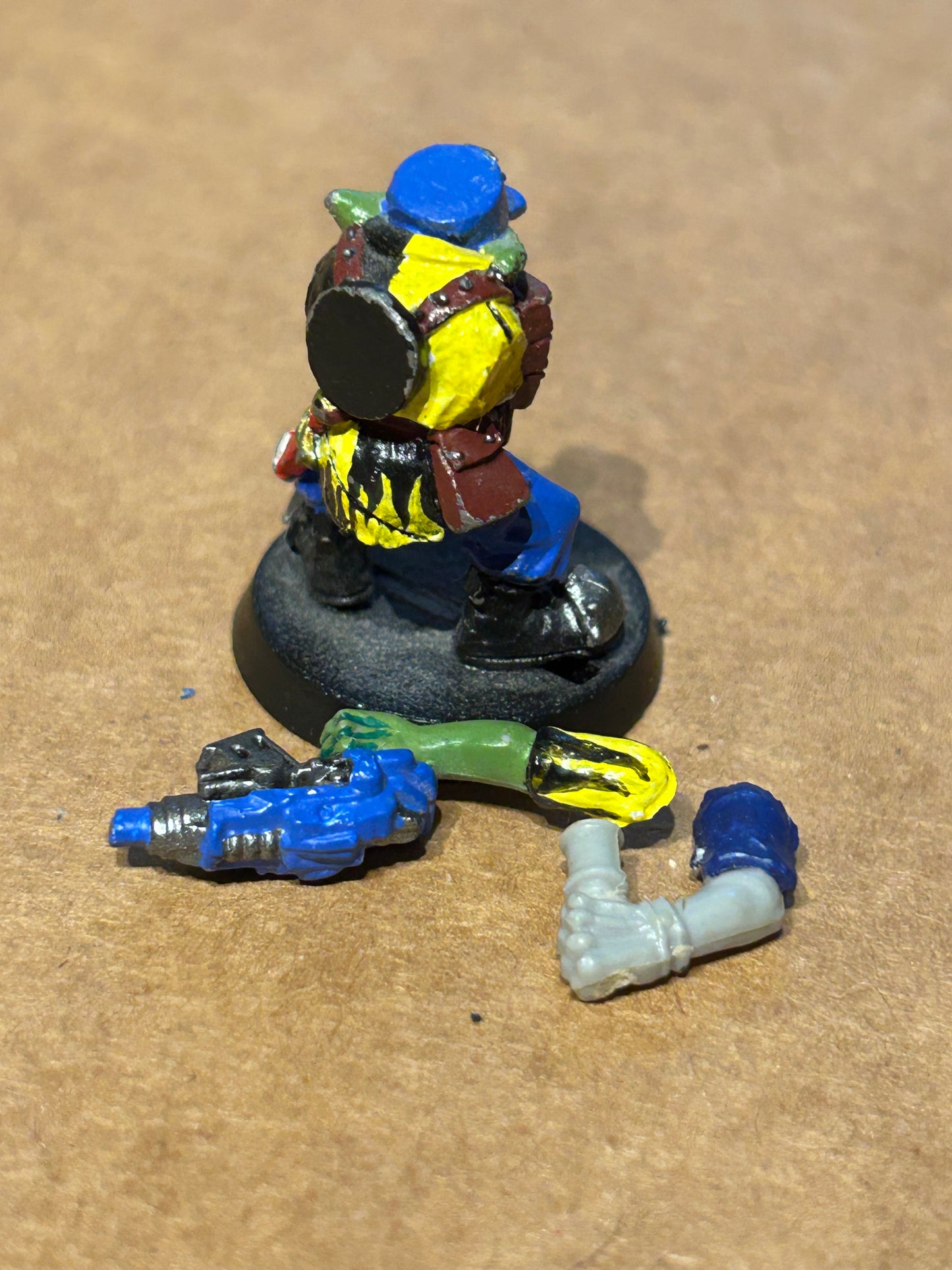 Warhammer 40k Ork Boy Boyz Blood Axe With Kepi Metal 1988