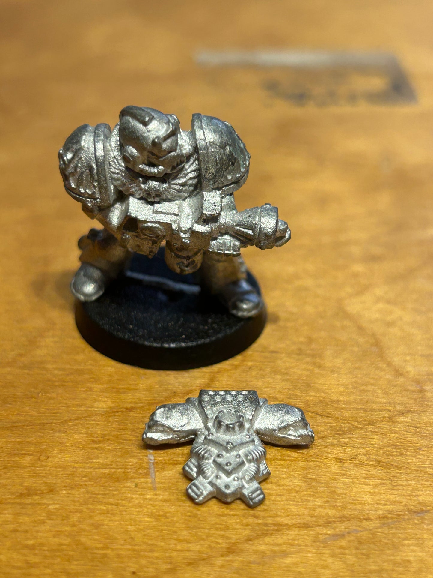 Warhammer 40k - Legion of the Damned FLAMER with backpack- Metal Space Marines