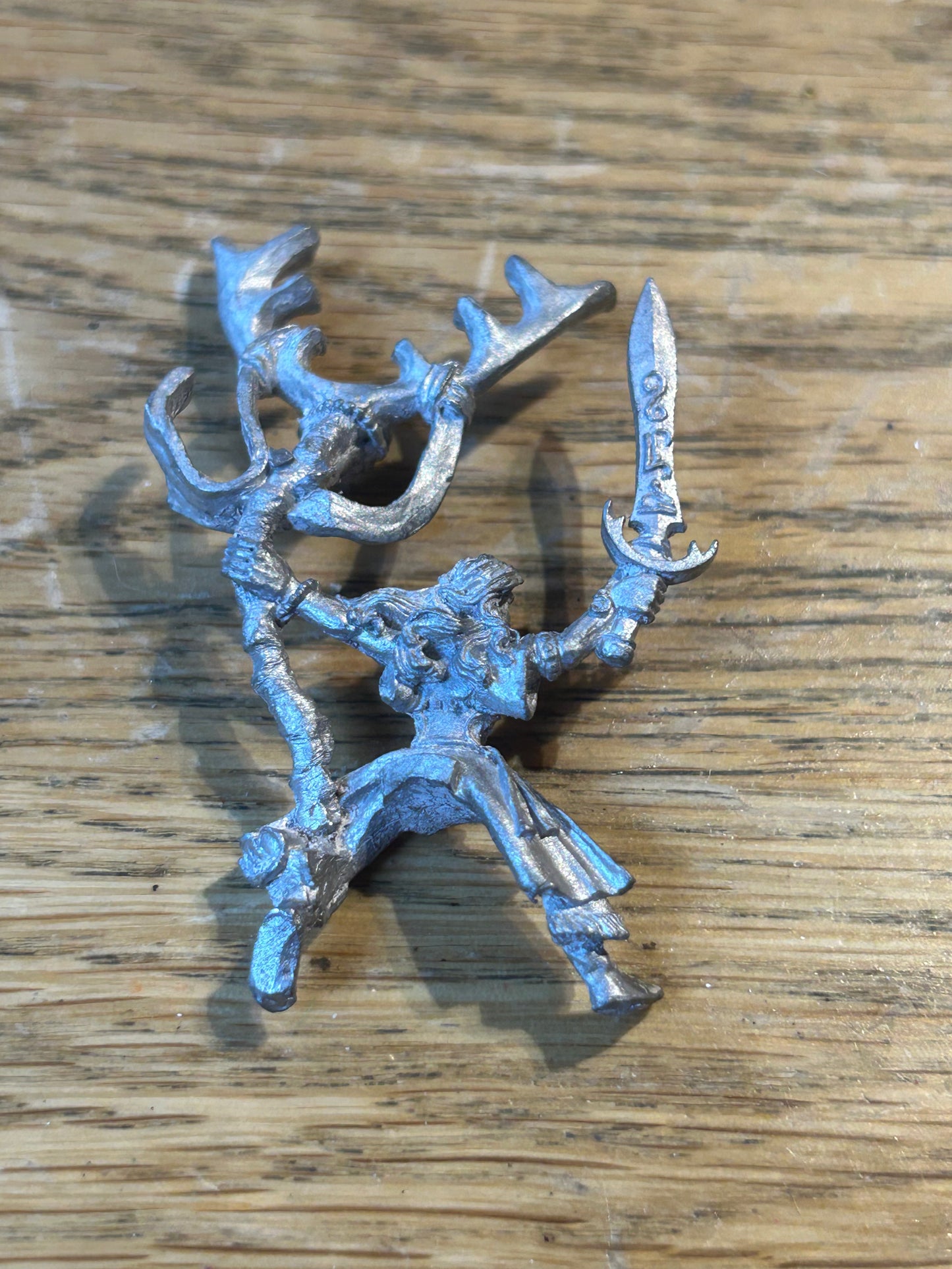 Warhammer Fantasy Classic Metal Wood Elf Elves Mage Sorcerer Mounted - Metal