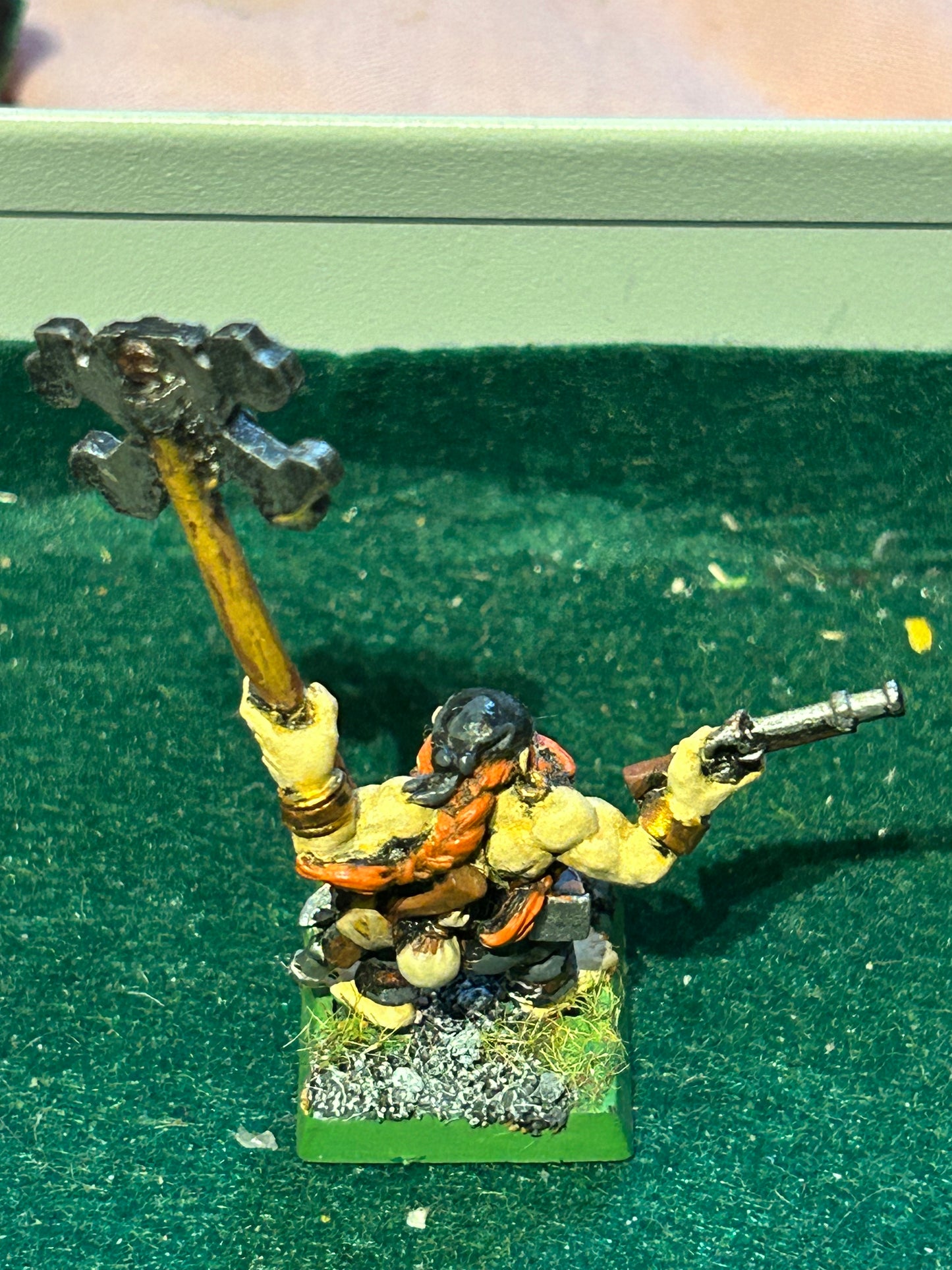 LONG DRONG'S SLAYER PIRATE STANDARD Metal Dogs of War Dwarf Army Warhammer fantasy