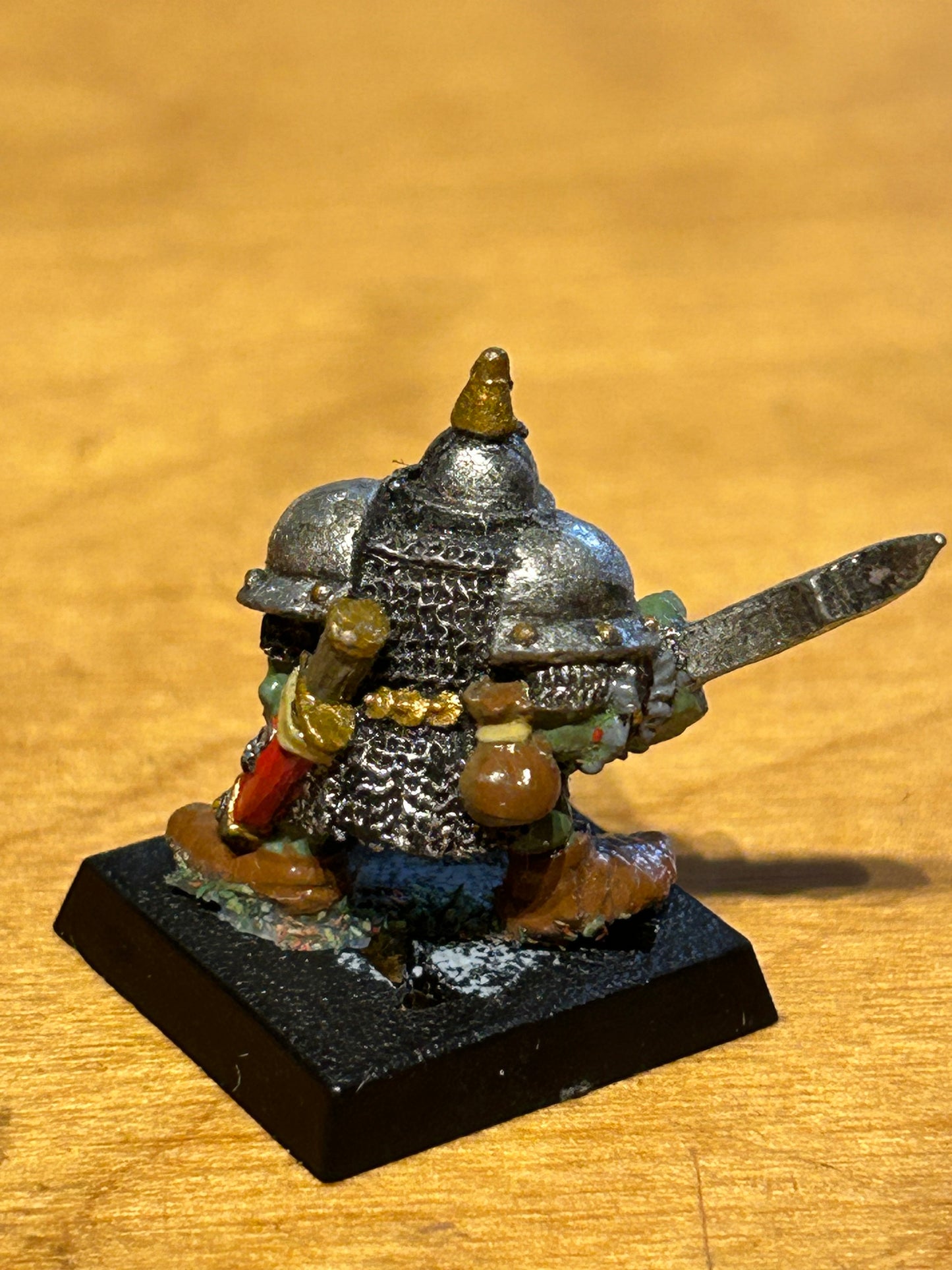 Warhammer Classic Goblin Kev Adams Gobbos goblin with sword and armour (would make a great boss) Metal 1991