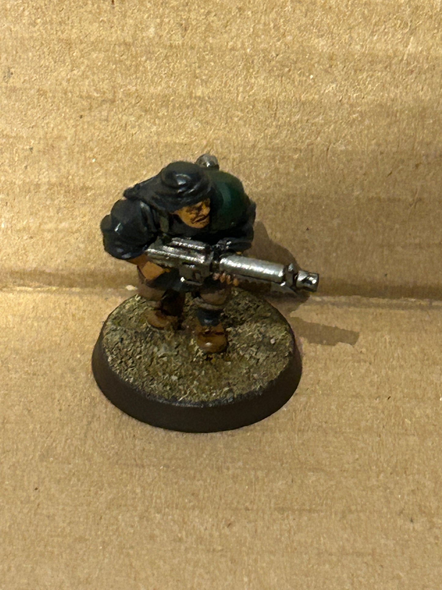 Tallarn desert raiders converted guardsman with auto gun imperial guard warhammer 40k