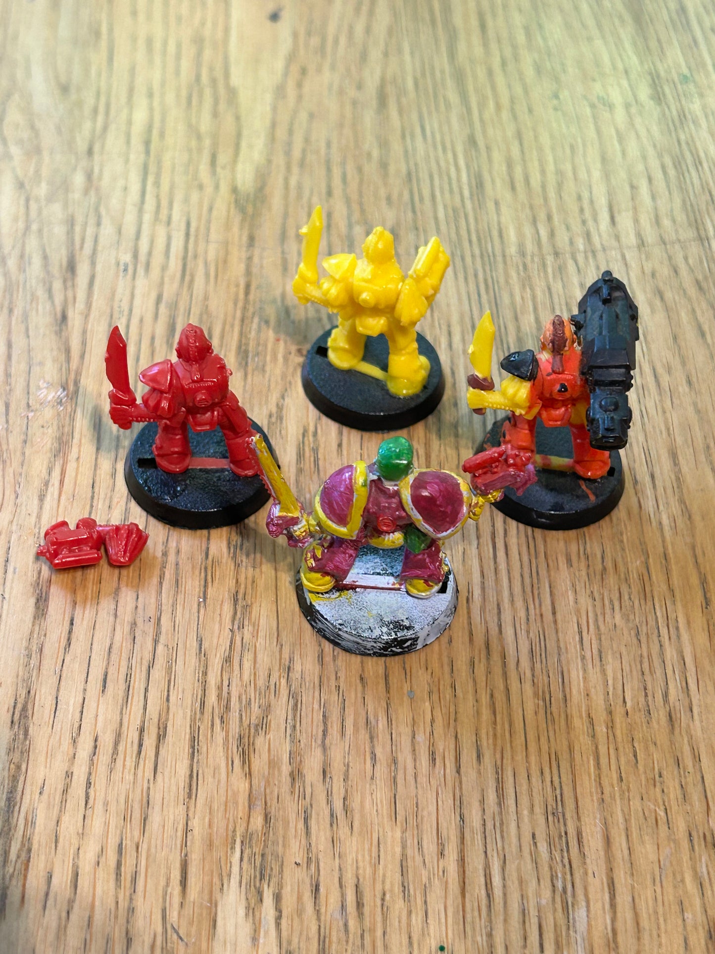 Warhammer 40k Rogue Trader space marine scout squad of 4 plastic