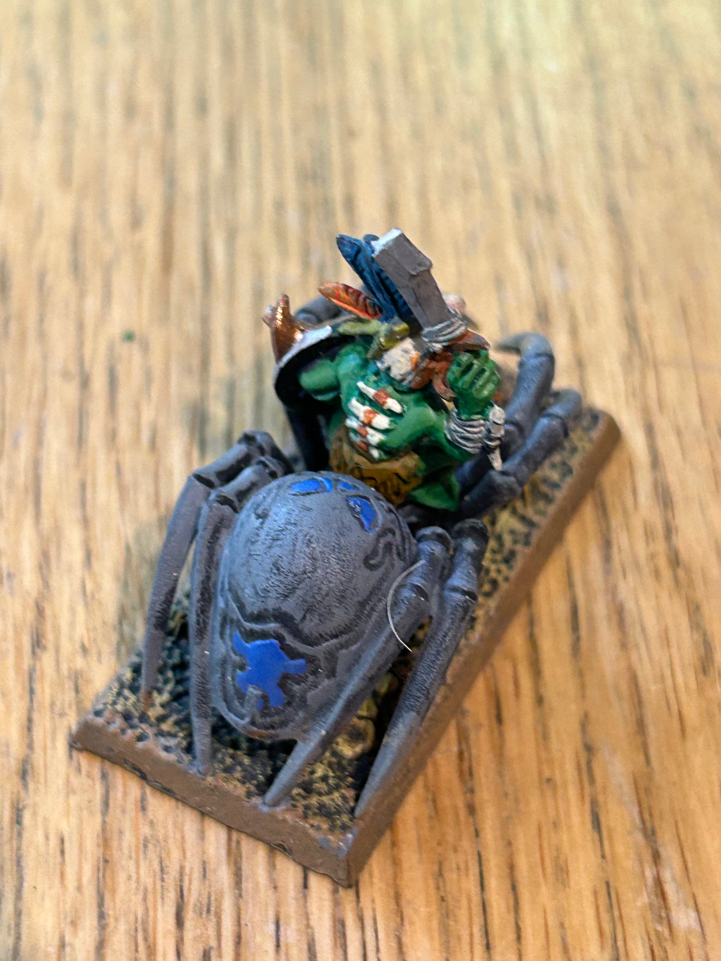 Warhammer fantasy goblin spider rider champion plastic