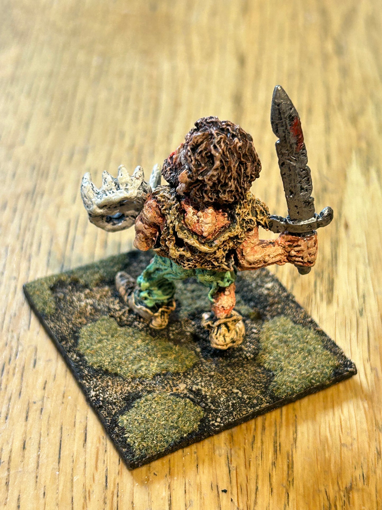 Q99 Troll: with Sword and Skull Shield Essex miniatures Bob Olley