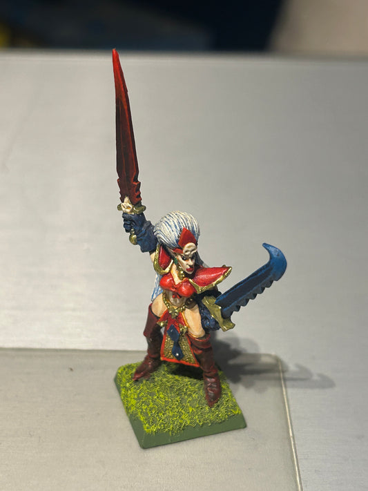 Warhammer fantasy dark elf witch elf marauder miniatures