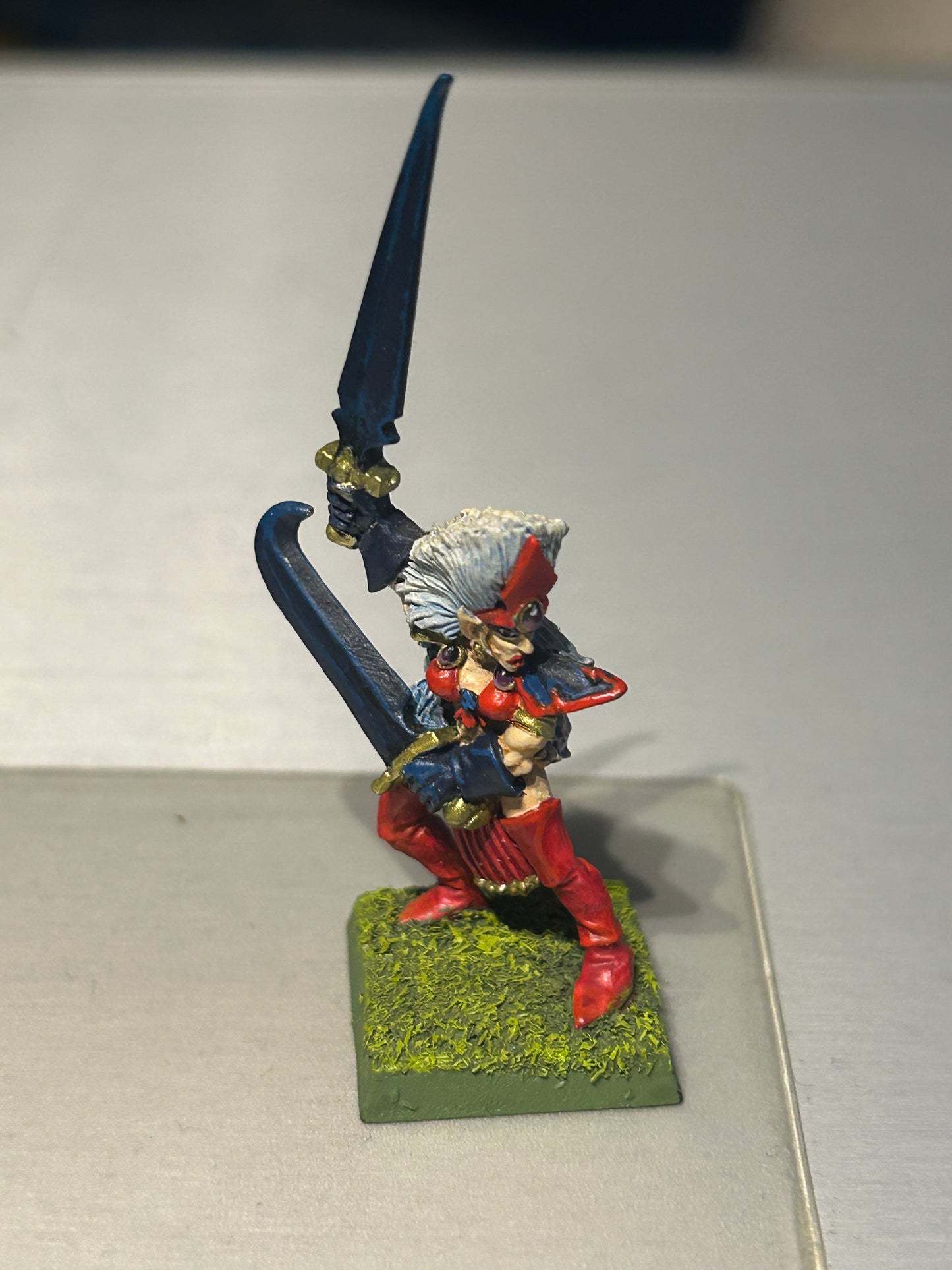 Warhammer fantasy dark elf witch elf marauder miniatures