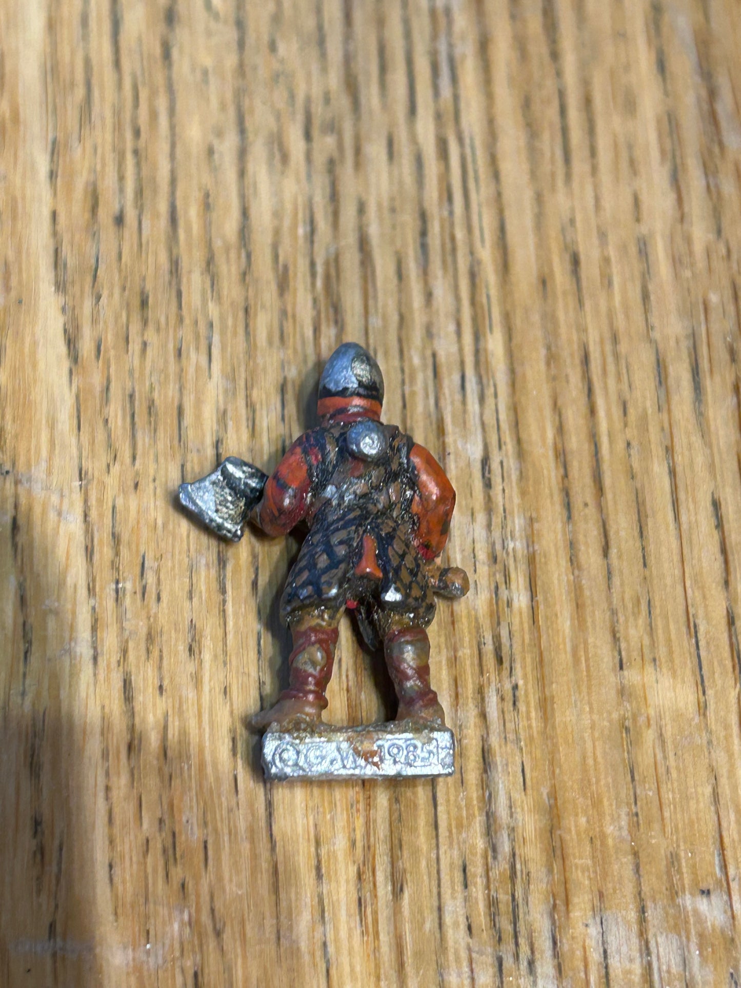 Citadel F4 Norman Men at Arms Jean with Axe Knight Bretonnian Warhammer Normans