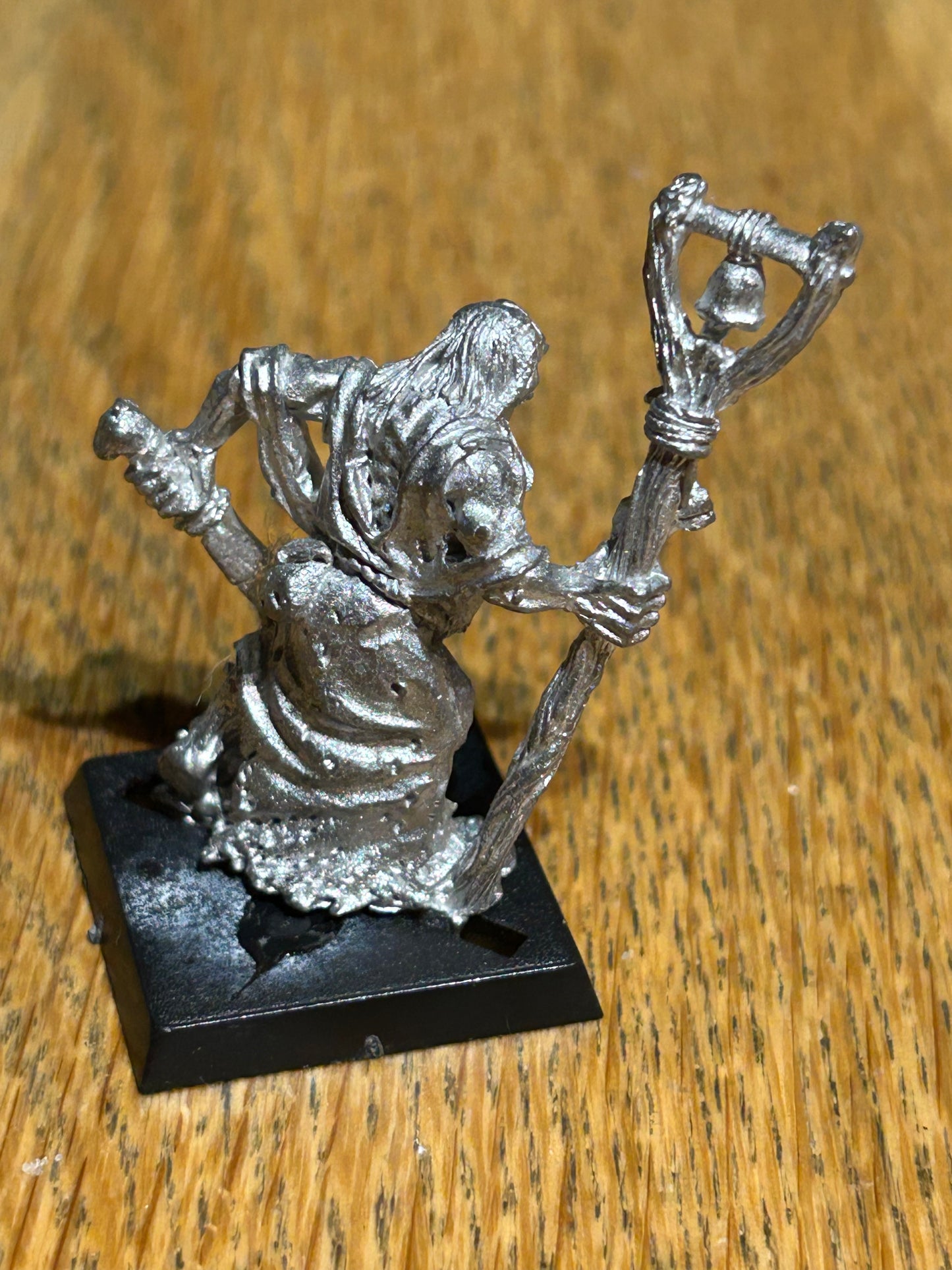 Citadel Chaos Champions Of Nurgle Bell Staff & Sword Metal Miniature