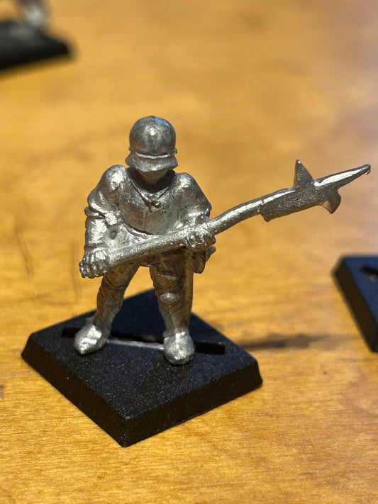 Games Workshop C26 MEN AT ARMS Metal Billman Halberd  Warhammer Citadel