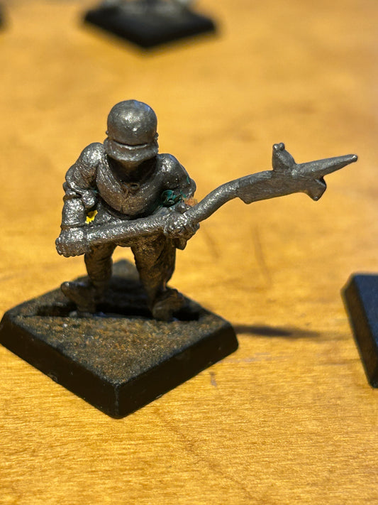 Games Workshop C26 MEN AT ARMS Metal Billman Halberd  Warhammer Citadel