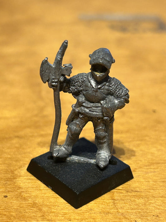 Games Workshop C26 MEN AT ARMS Metal Billman Halberd  Warhammer Citadel