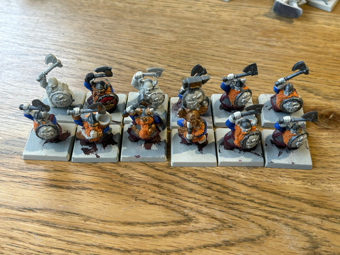 Warhammer Fantasy Battle 12 Dwarf Warriors Battle for Skull Pass
