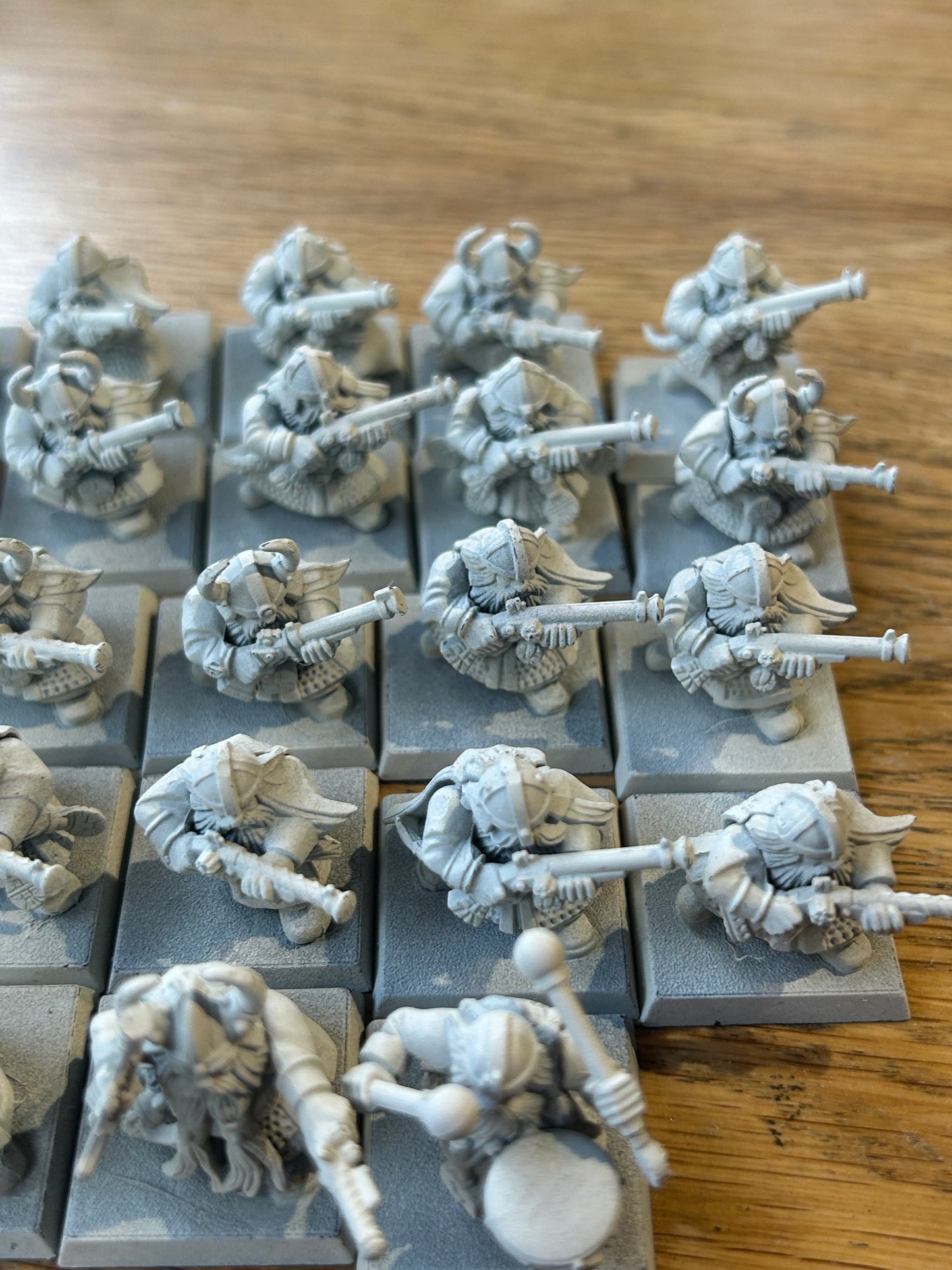 Warhammer fantasy old world plastic dwarf thunderers including command x23