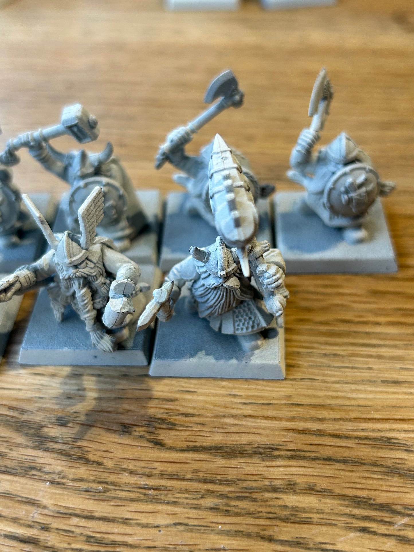 Warhammer fantasy old world plastic dwarf clansmen including command x8