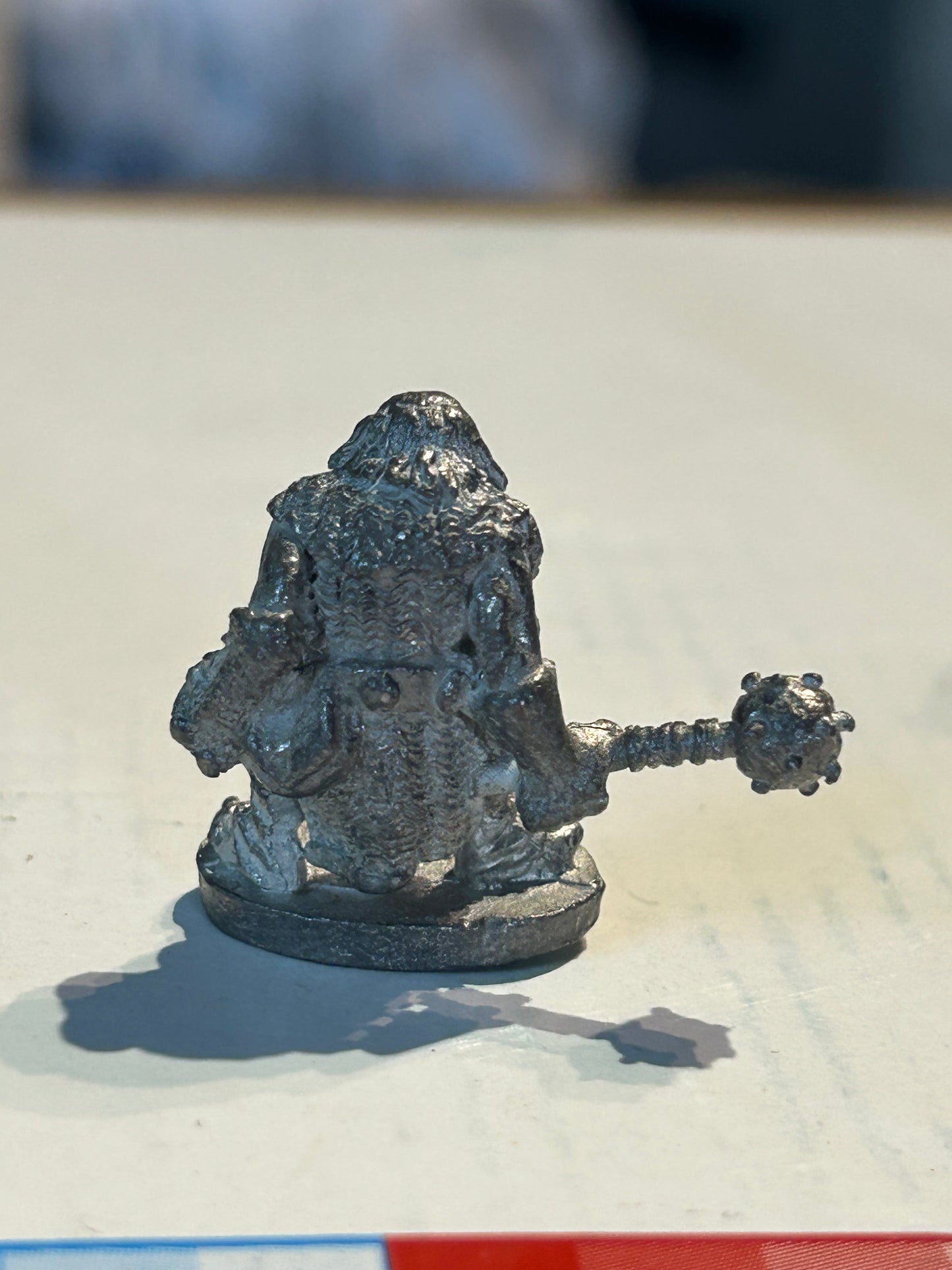 Fantasy warriors dwarf Berserker With Mace And Sword