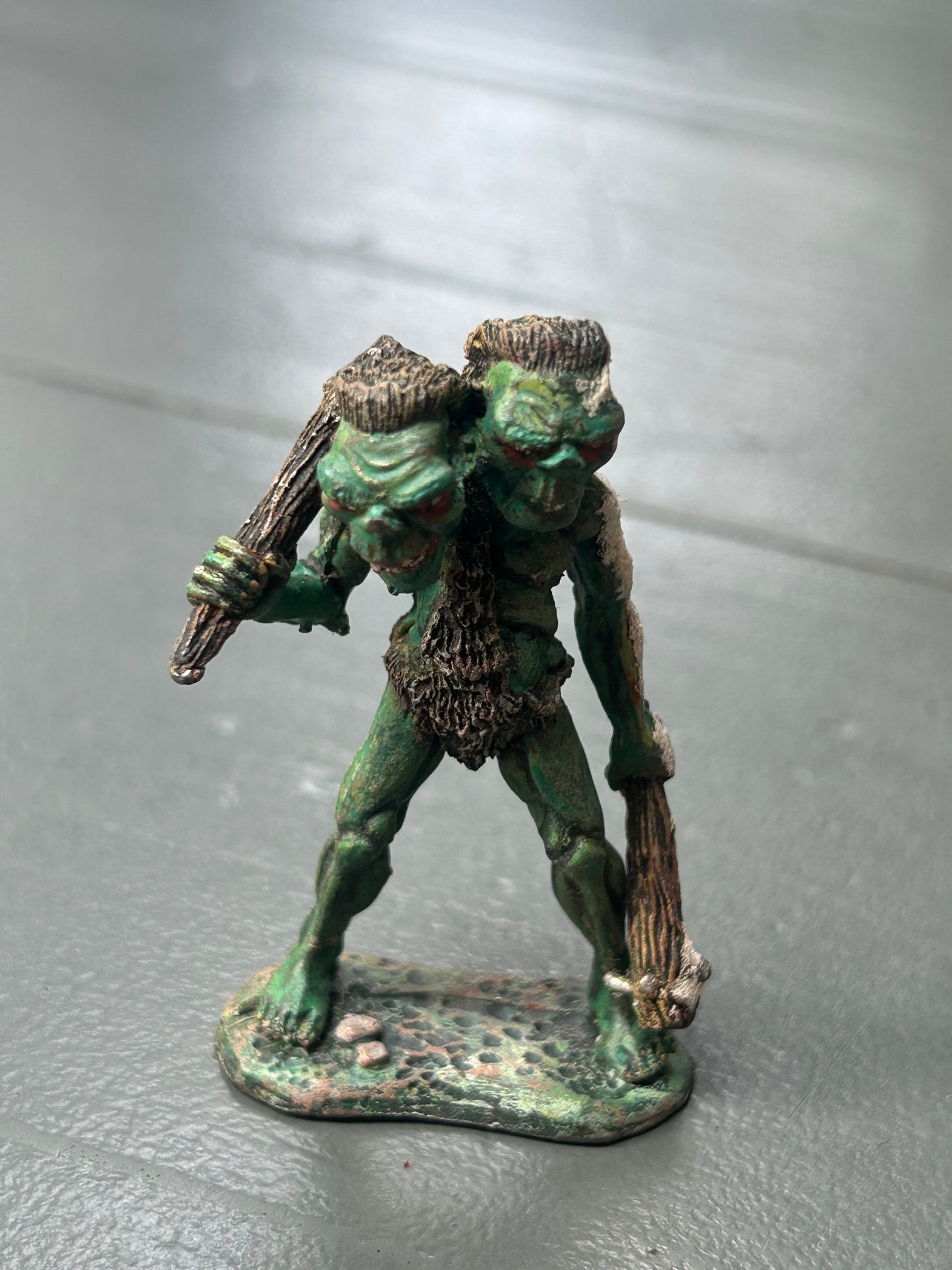 Warhammer Citadel Rpg Old Hammer Giant Two Headed Troll metal figure Dungeons