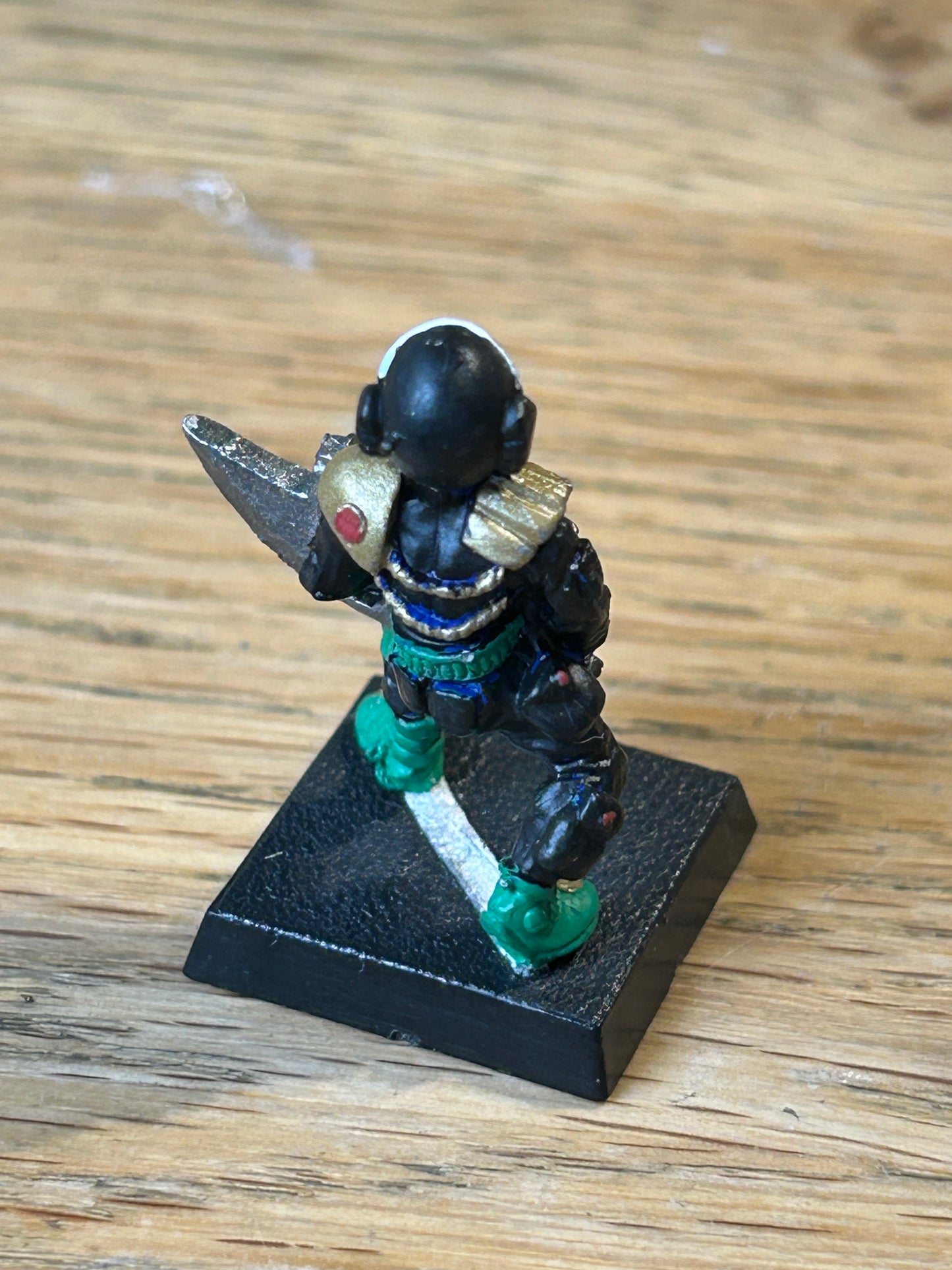 Citadel Warhammer 1980s 2000AD Metal Judge Dredd JD3 (MP-22) Citi-Def Attacking