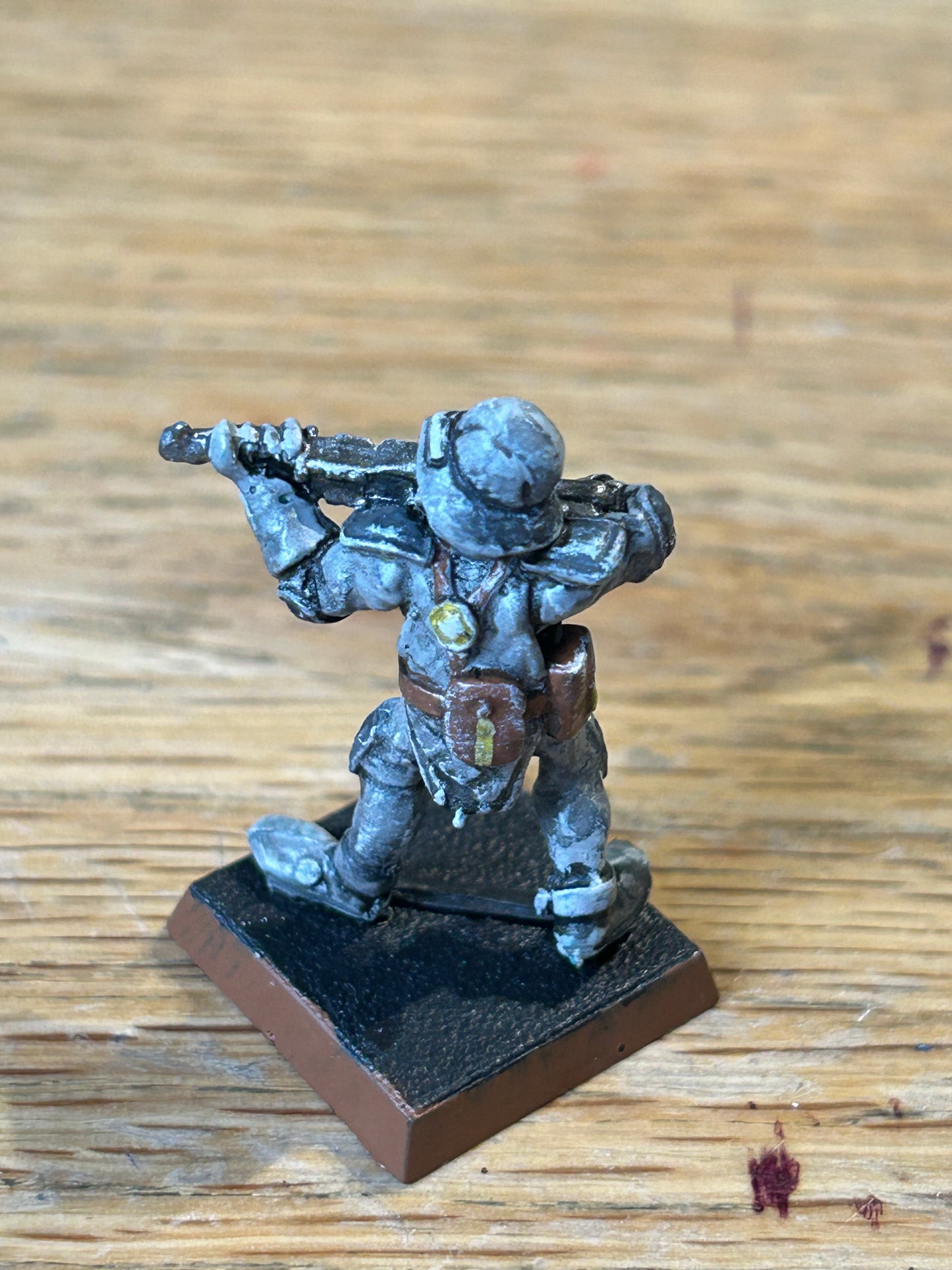 PARANOIA GUARD TROOPER firing Metal PARA1 Figure Citadel 40K 1980s