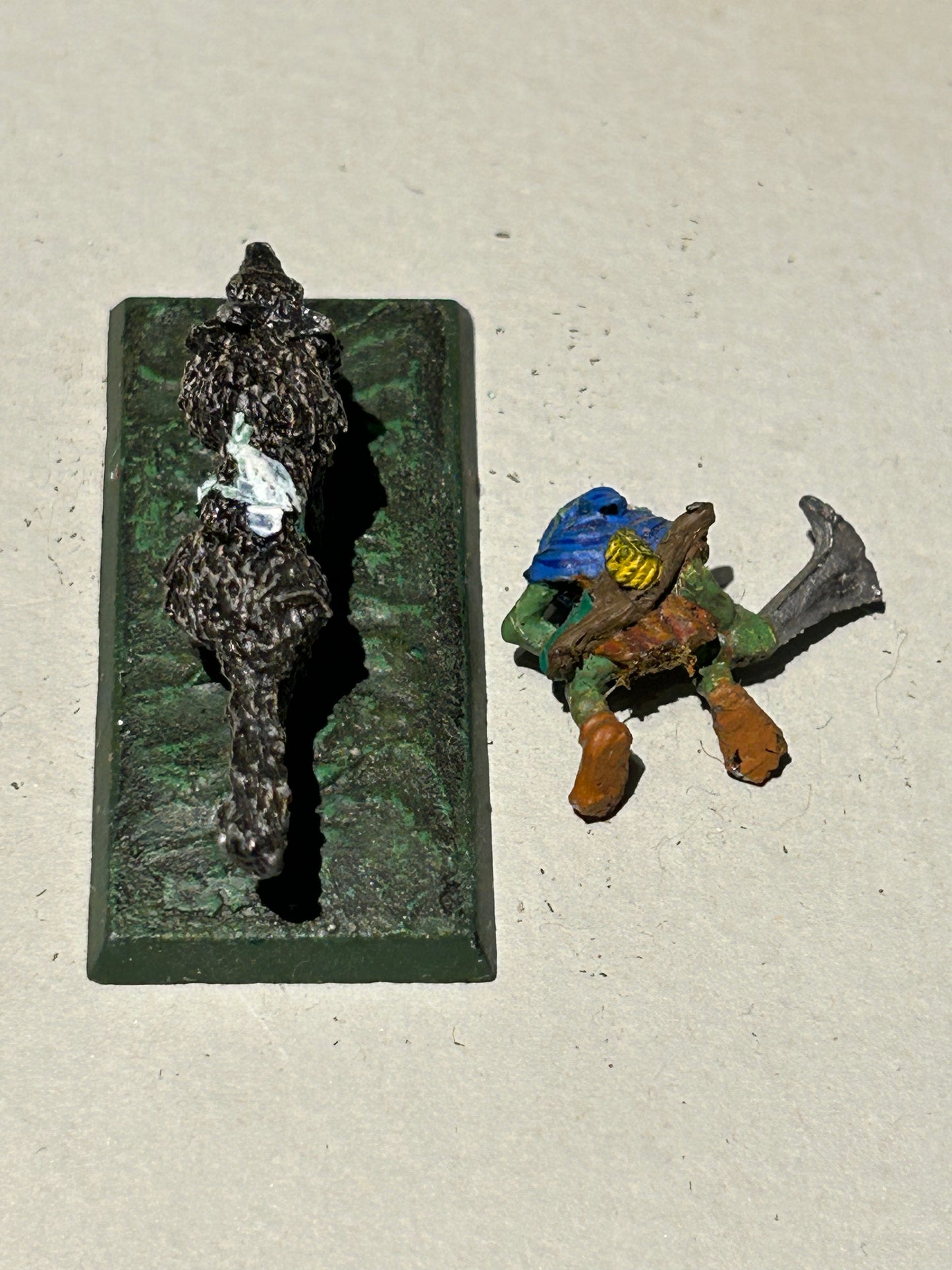 Warhammer fantasy c21 wolf rider gaglob with sword goblins