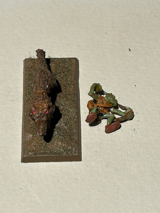 Warhammer fantasy c21 wolf rider with bow goblins