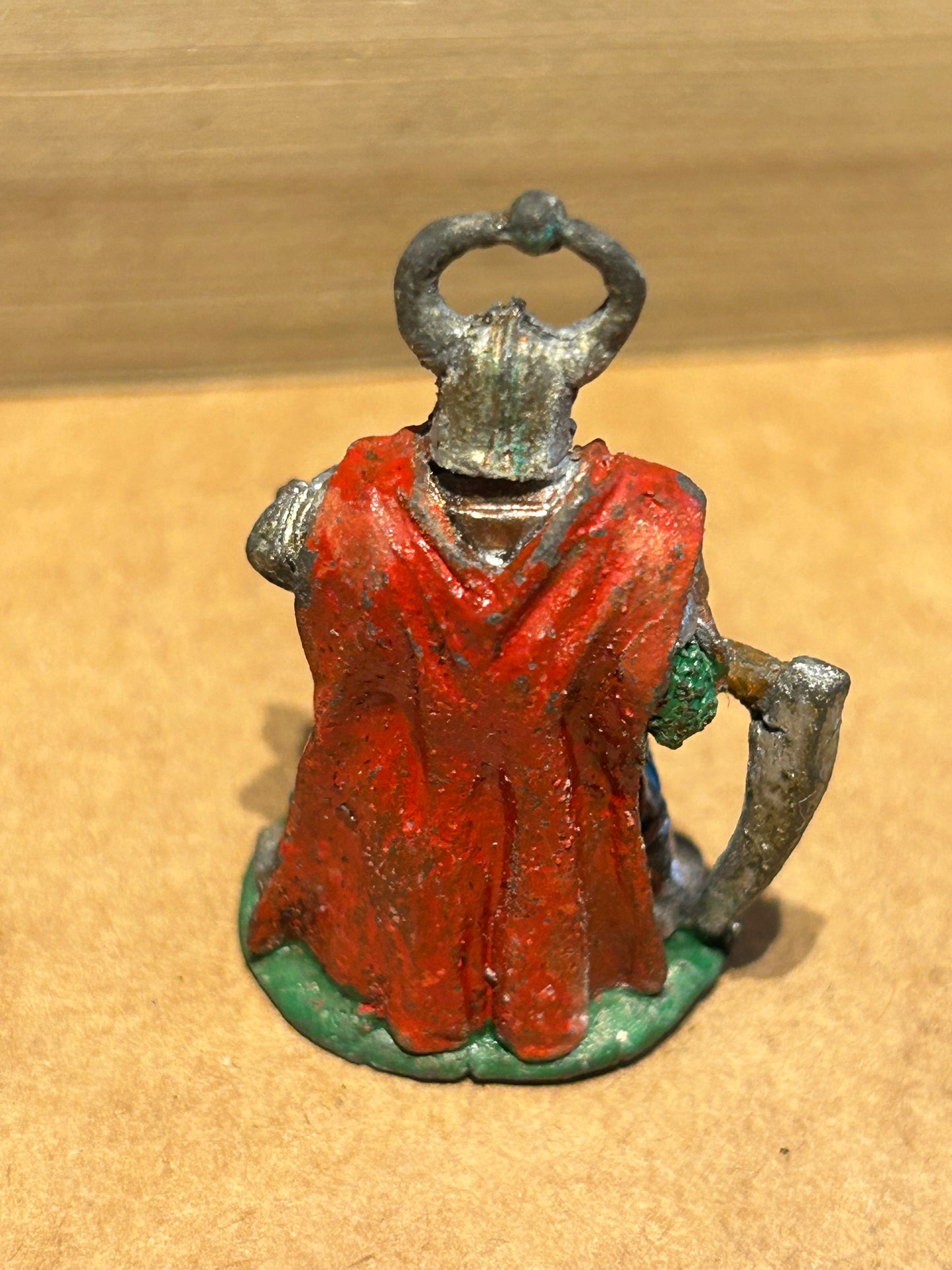 Citadel Games Workshop Knights Of Chaos chaos warrior with horned helm and scythe