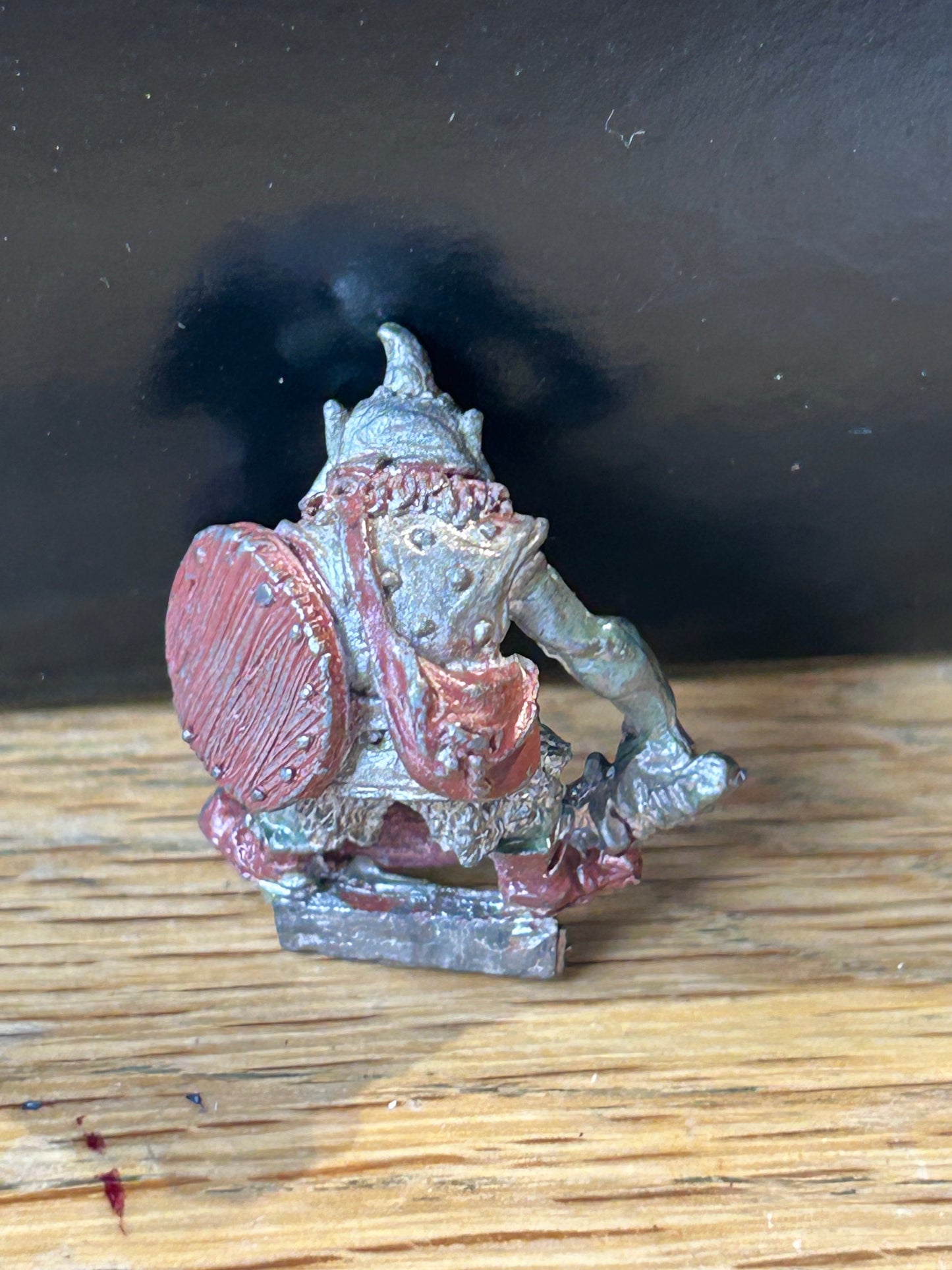 Warhammer Fantasy ME41 Goblin warg rider on foot Lord of the rings