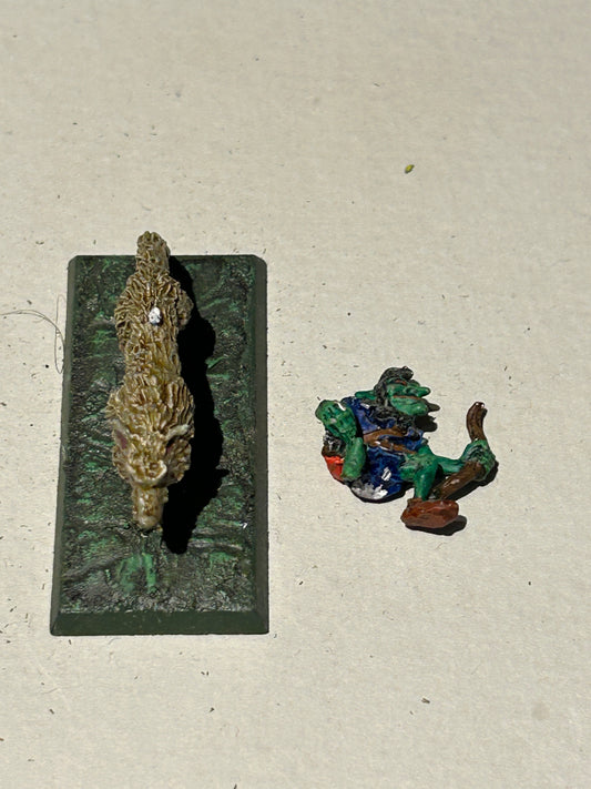 Warhammer fantasy c21 wolf rider dugblog goblins (missing his foot)