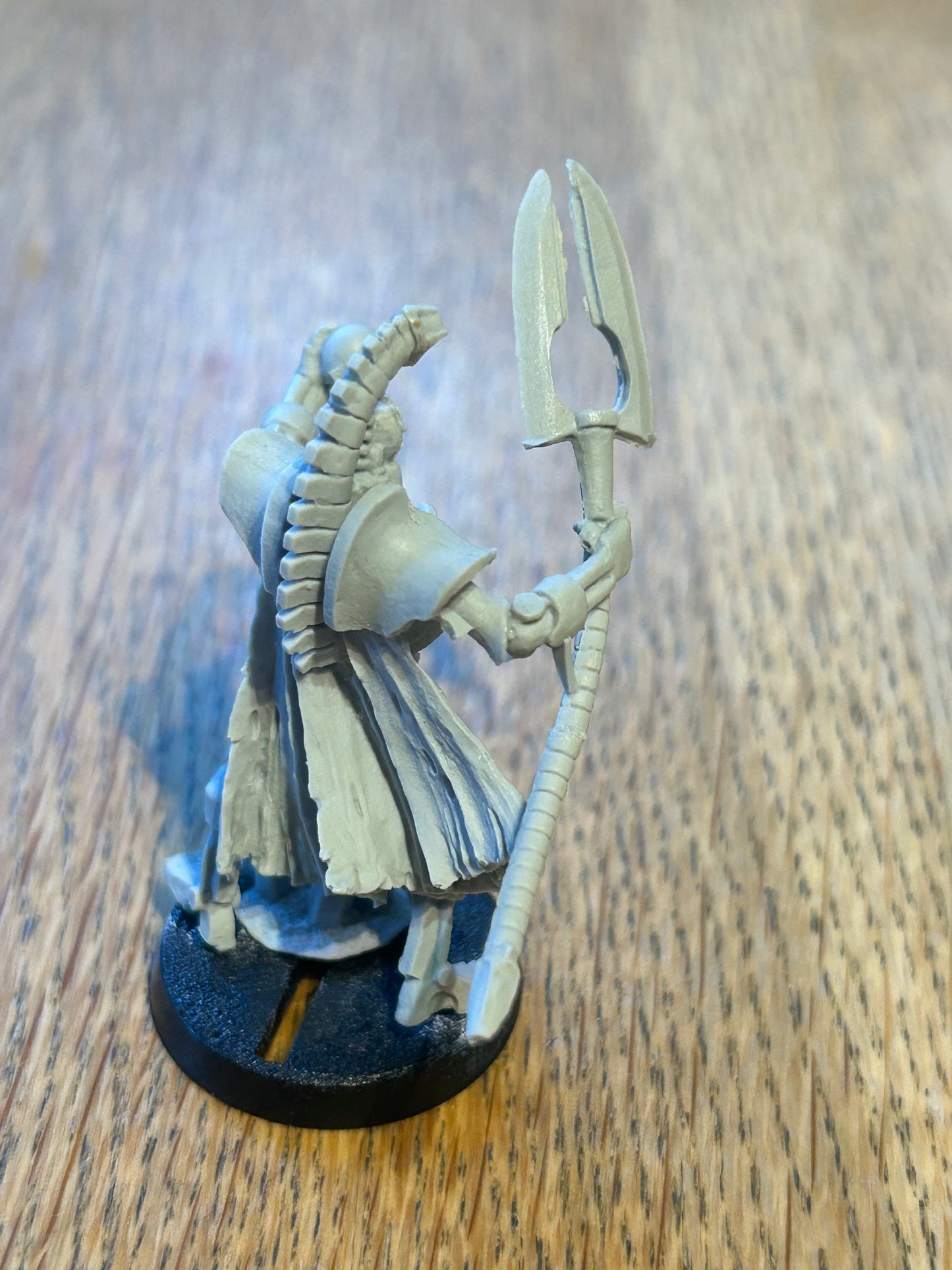 Warhammer 40k Necron overlord with resurrection orb metal