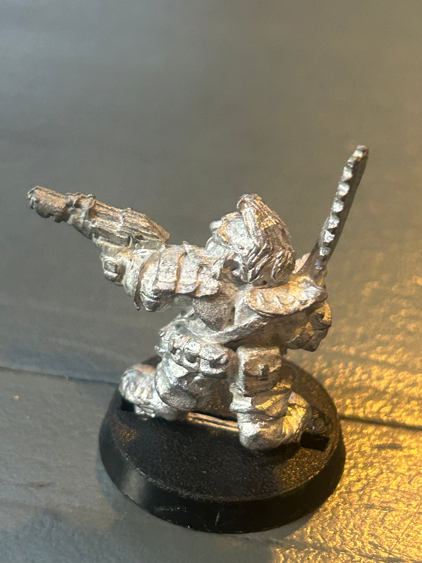 Vintage 40k Squat Space Dwarfs Commander 'Brew Ithica' Rogue Trader Metal