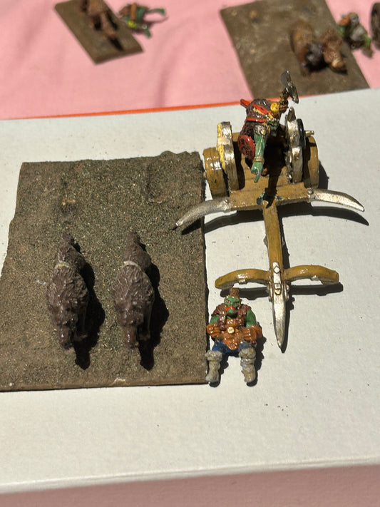 Games Workshop Citadel BN1 Chronicle Goblin Warlord Chariot Complete Nick Lund