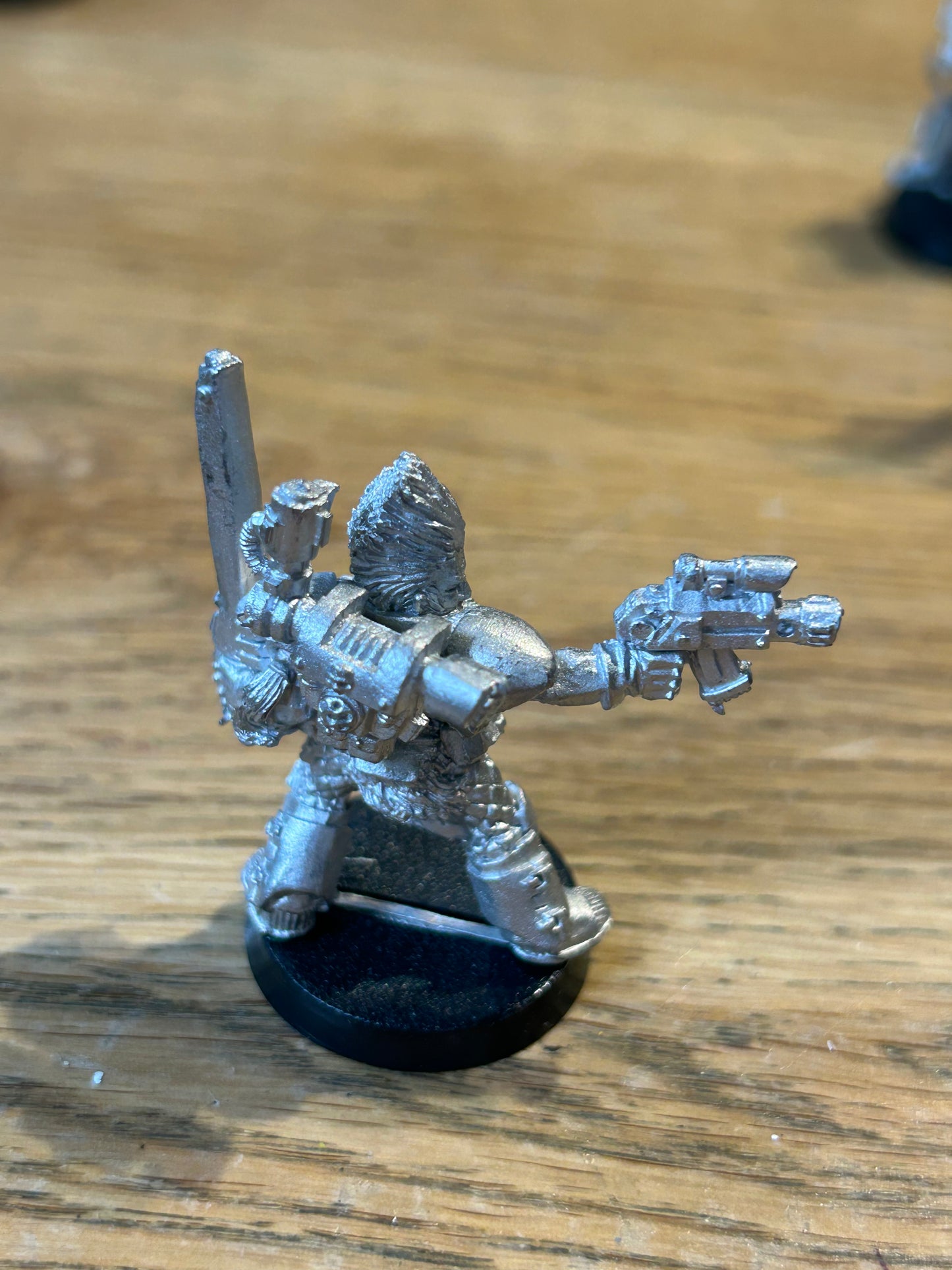 Space Wolf Scout Sergeant - Metal 1993, includes Backpack