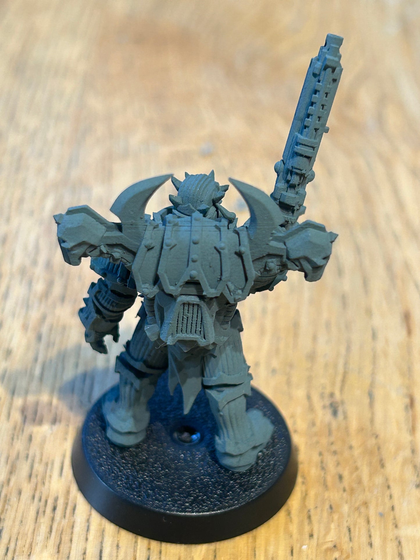 Warhammer 40k chaos space marine proxy (plastic)