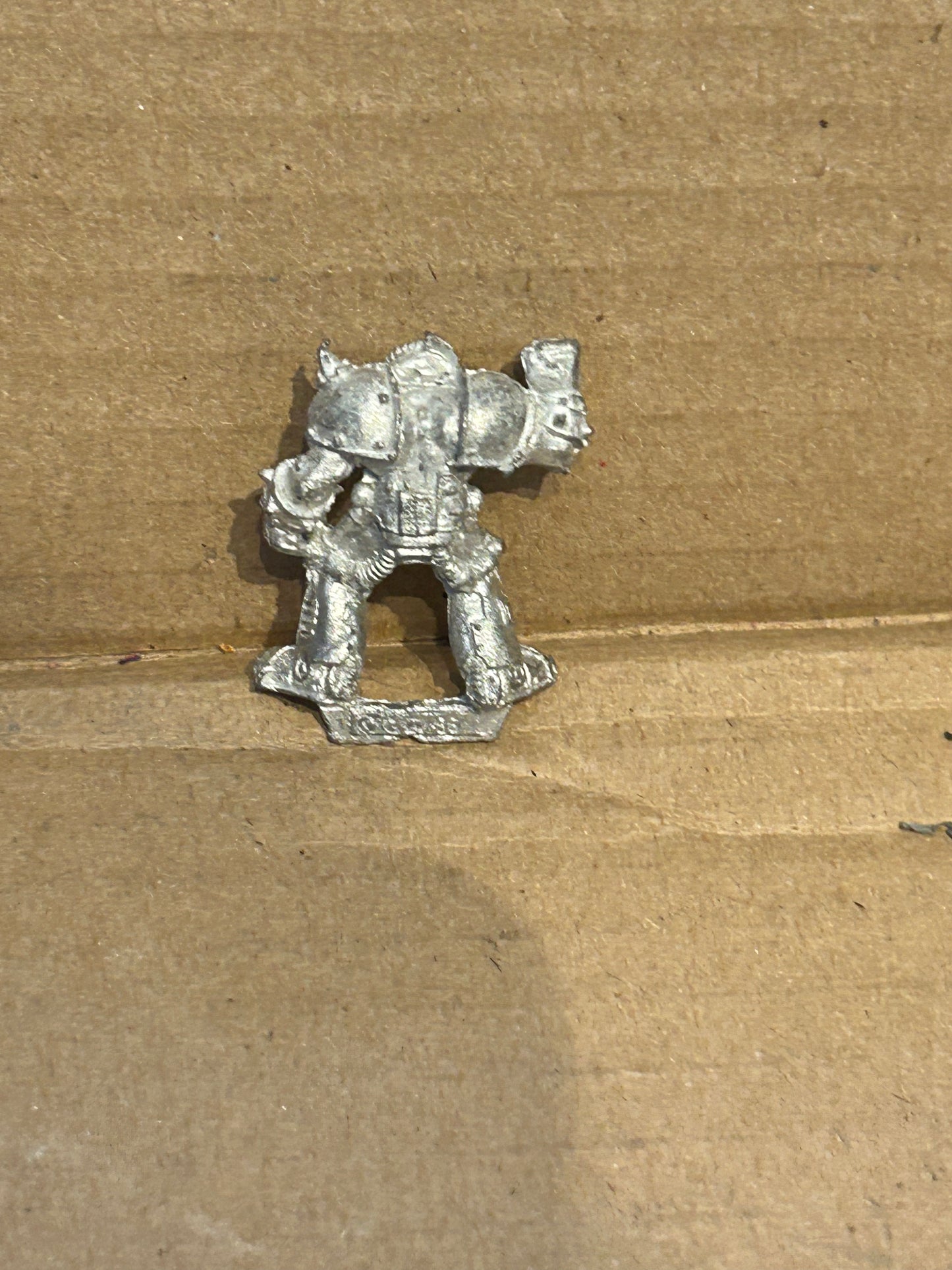 Blood Bowl - Orcs - Orc Star Player Cyborg - Greaser Geargrinder - 1988 Metal. (2 available)