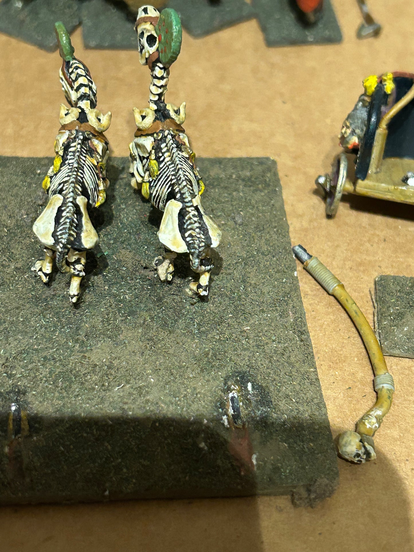 Grenadier Models Masterpiece Edition War Chariot Of The Undead Legion (missing the two bits that connect the horses to the chariot)