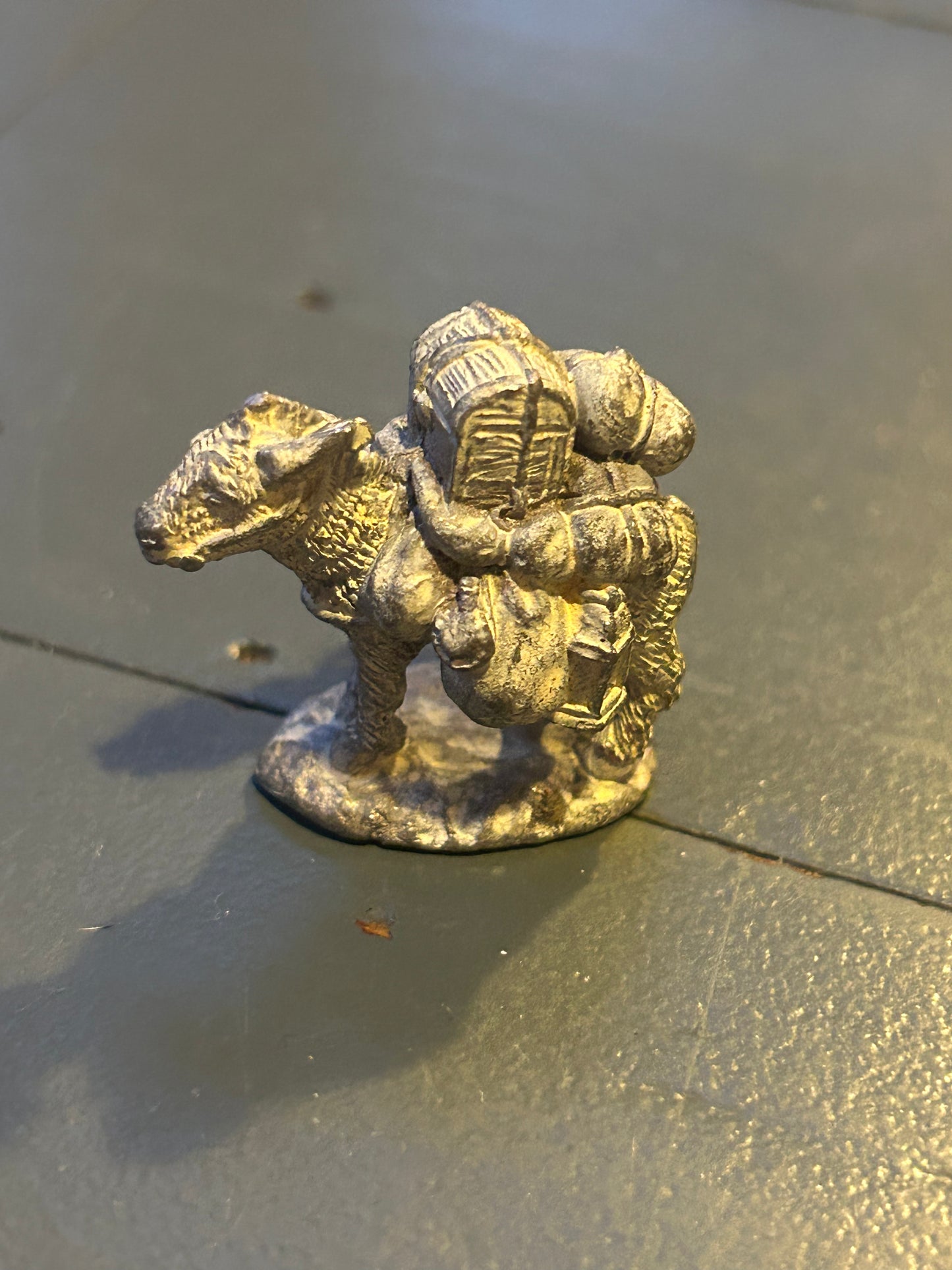Vintage Citadel 1980s Fantasy RPG Adventurers C25 “ Pebble - Pack Donkey “