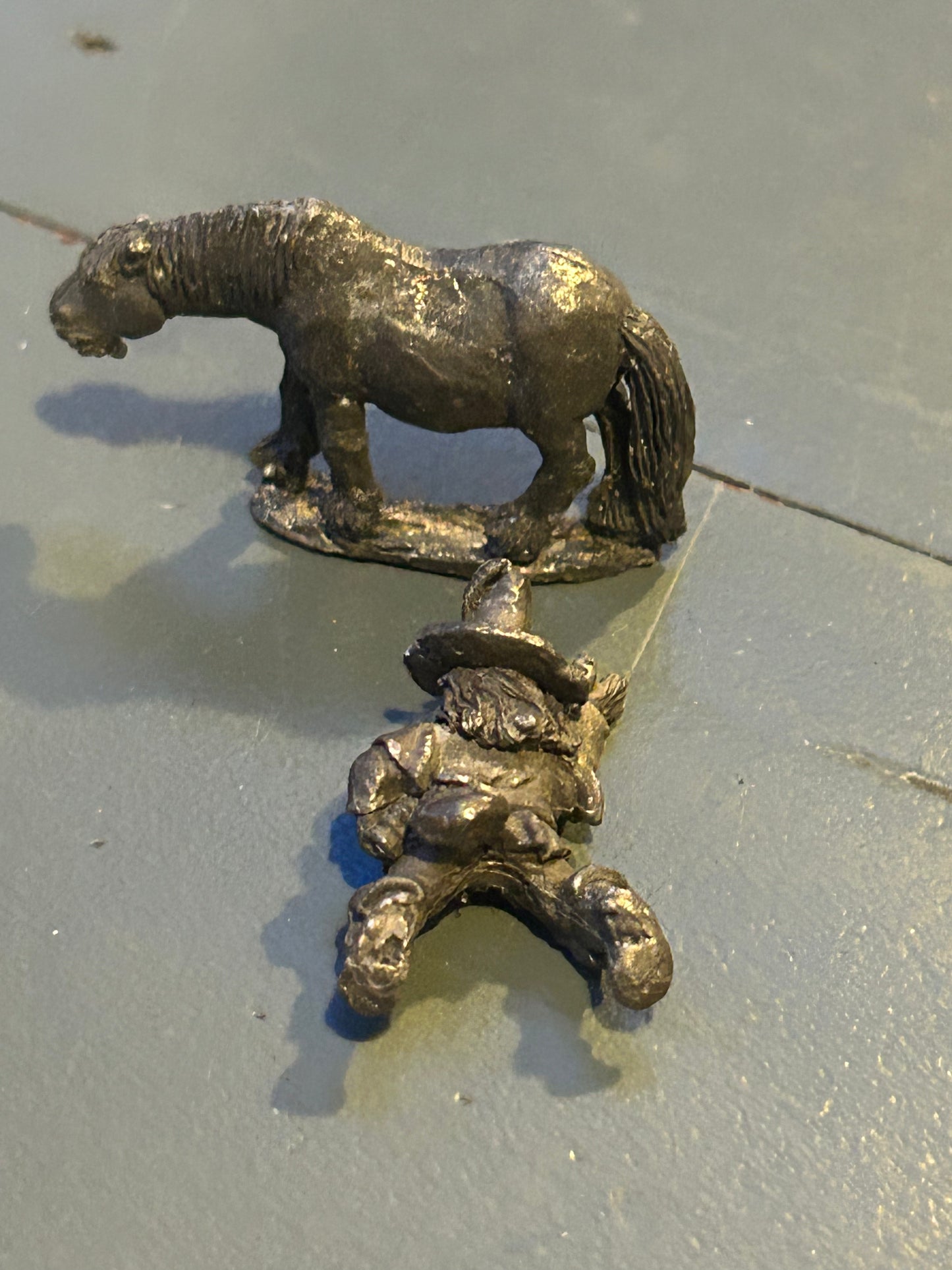 Citadel Warhammer 80s LOTR ME83 Tom Bombadil and Fatty Lumpkin Dwarf Mounted