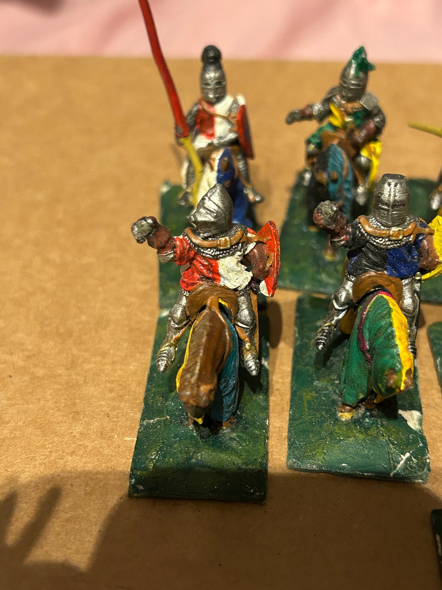 Essex miniatures medieval knights x9 historical or warhammer fantasy bretonnian proxies