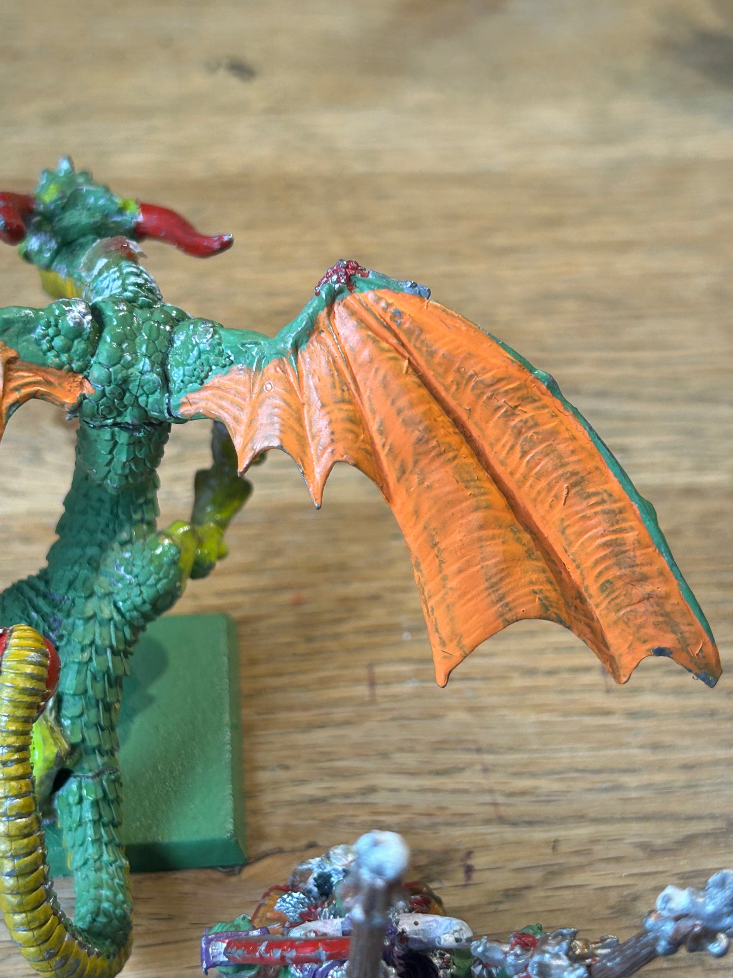 Games Workshop Warhammer Orc Shaman on War Wyvern OOP Metal Oldhammer