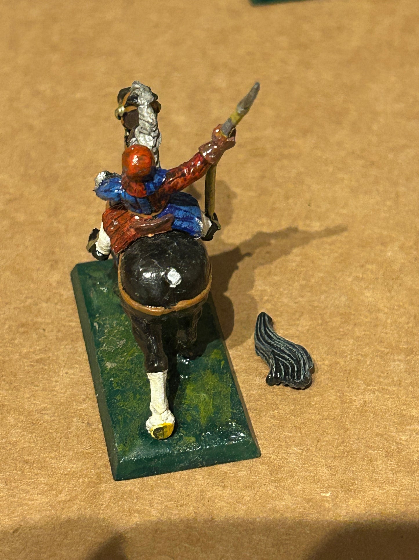 Warhammer fantasy bretonnian mounted man at arms