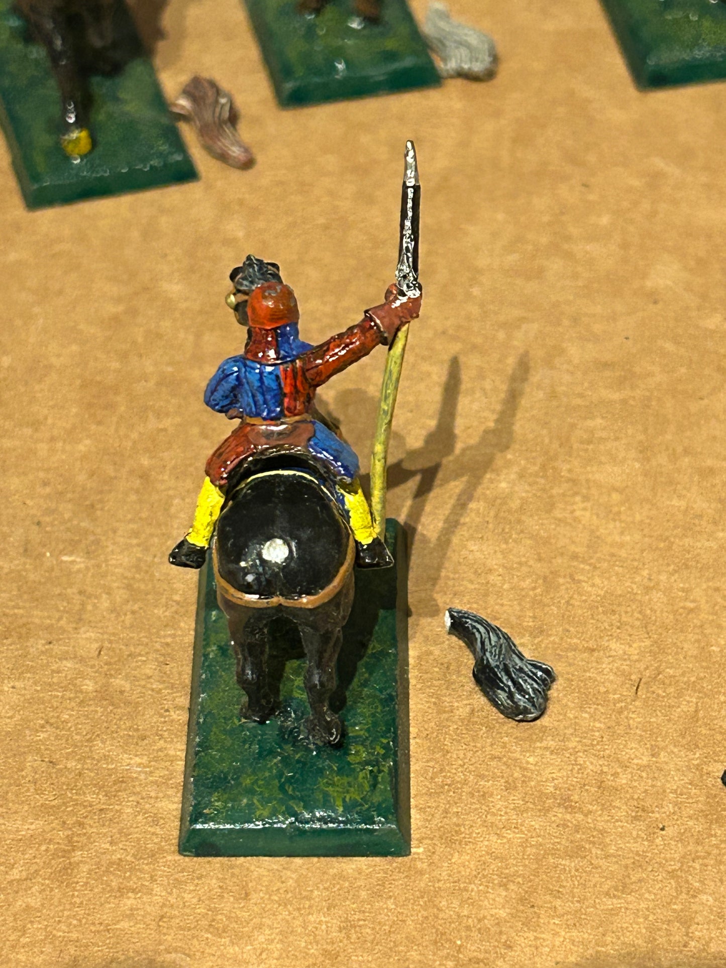 Warhammer fantasy bretonnian mounted man at arms