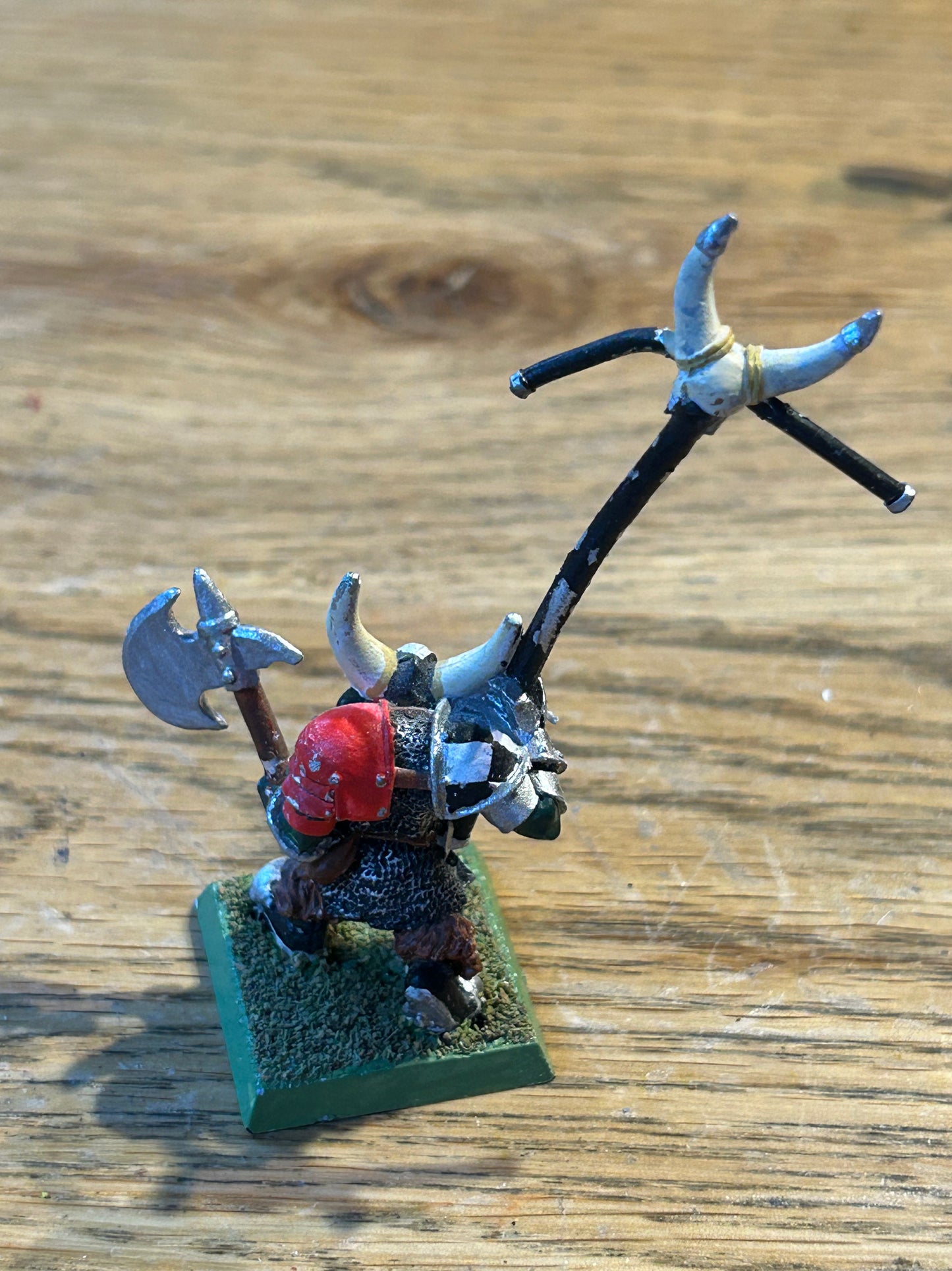 BLACK ORC STANDARD BEARER Metal Orcs Army Painted Warhammer 1990s
chaos dwarfs