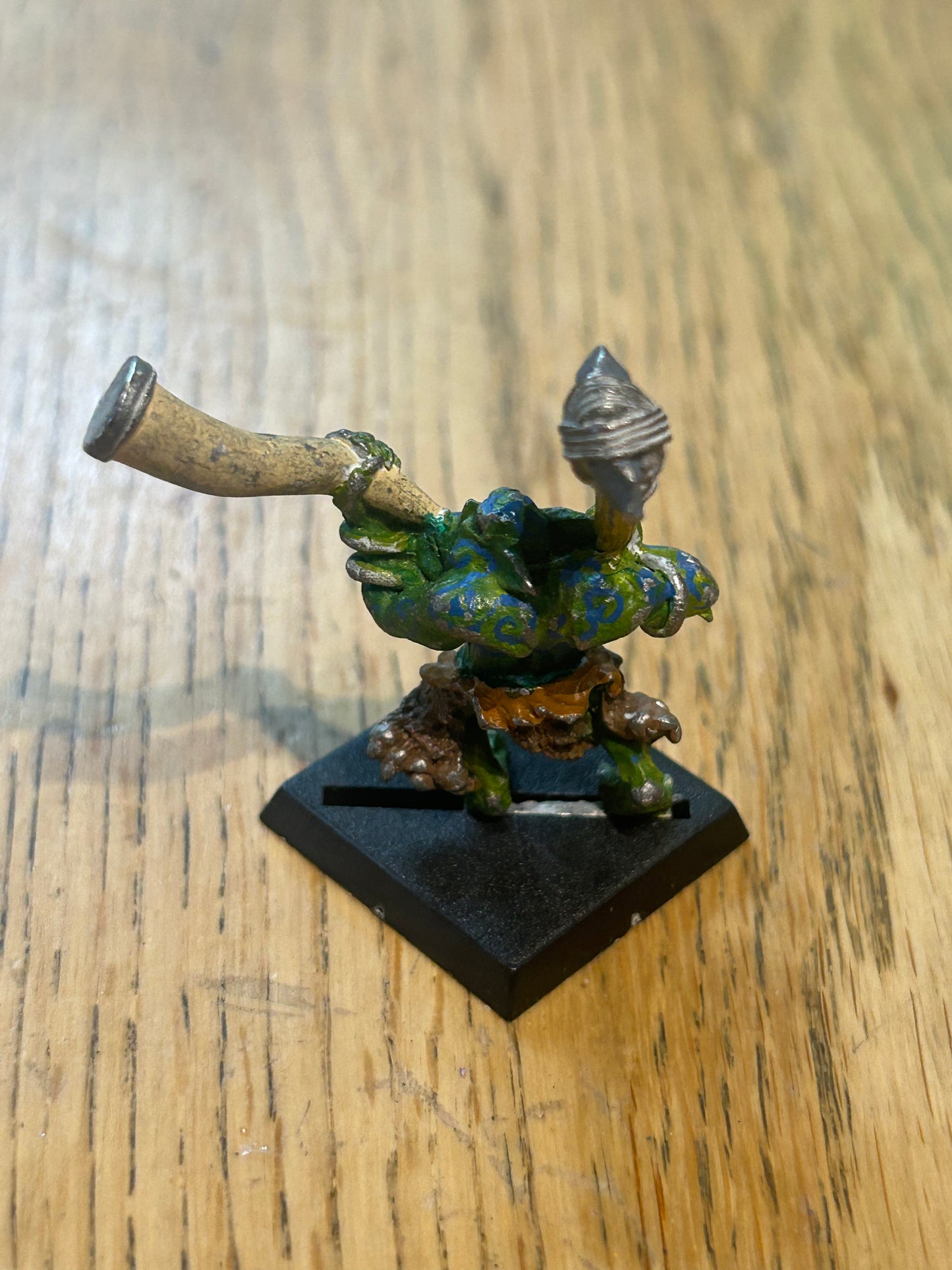 SAVAGE ORC COMMAND MUSICIAN Metal Orcs Orruks Army Warhammer 1990s