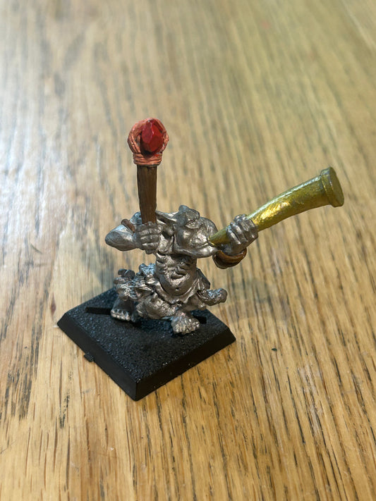 SAVAGE ORC COMMAND MUSICIAN Metal Orcs Orruks Army Warhammer 1990s