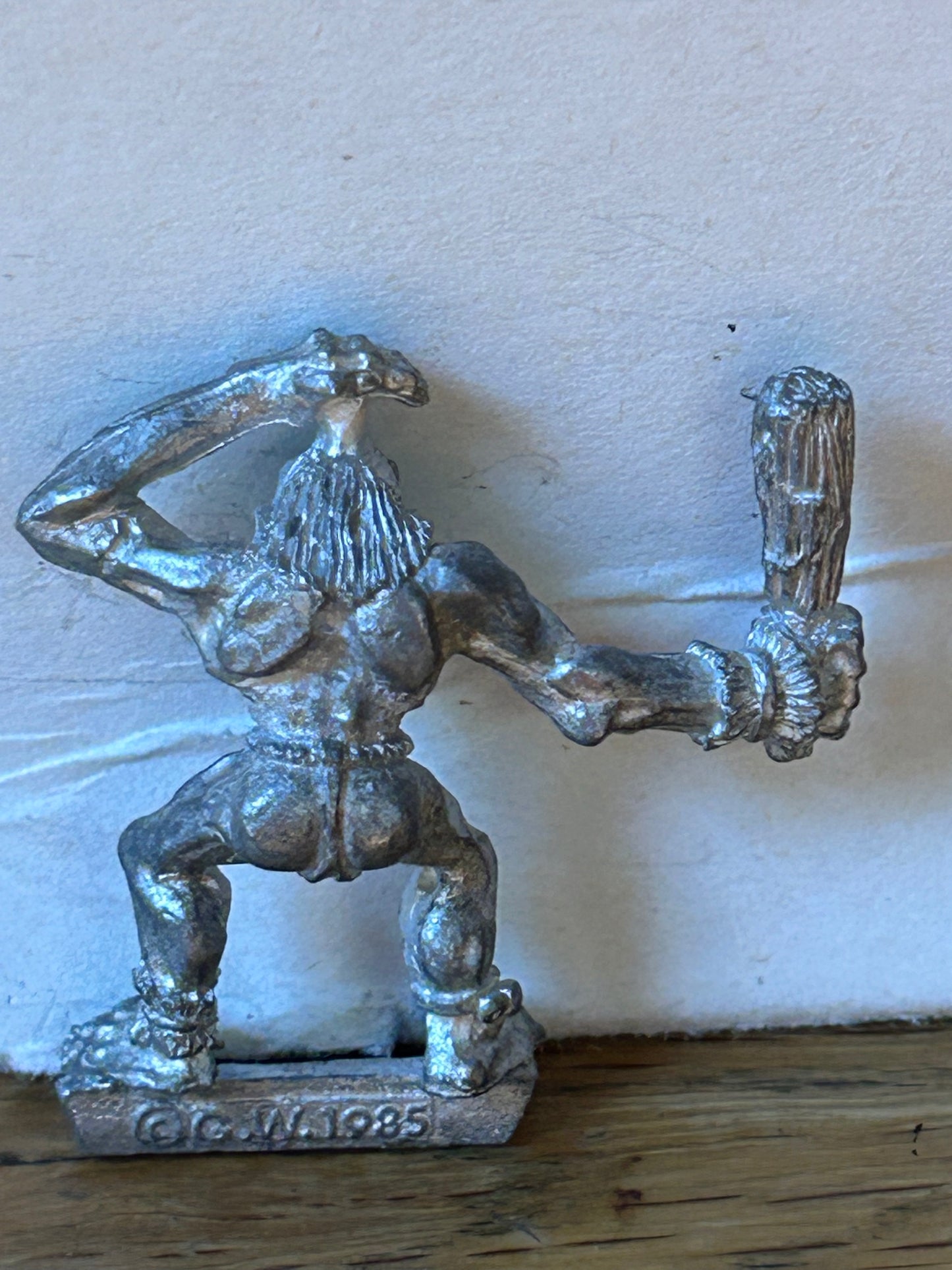 C15 Orcs Warhammer orc with club Villager 1986 Metal