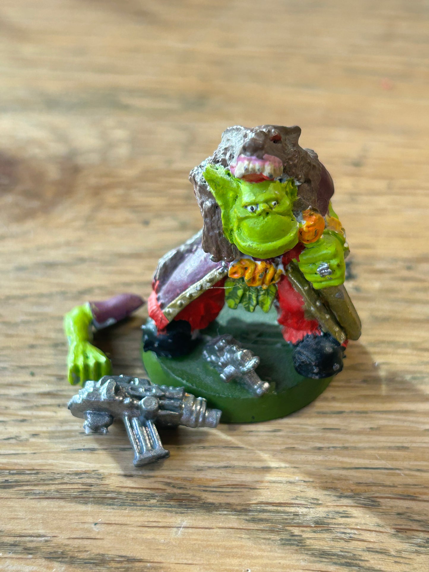Warhammer 40K ORK SNAKE BITE NOB BIG BOSS Metal Citadel 90's oop